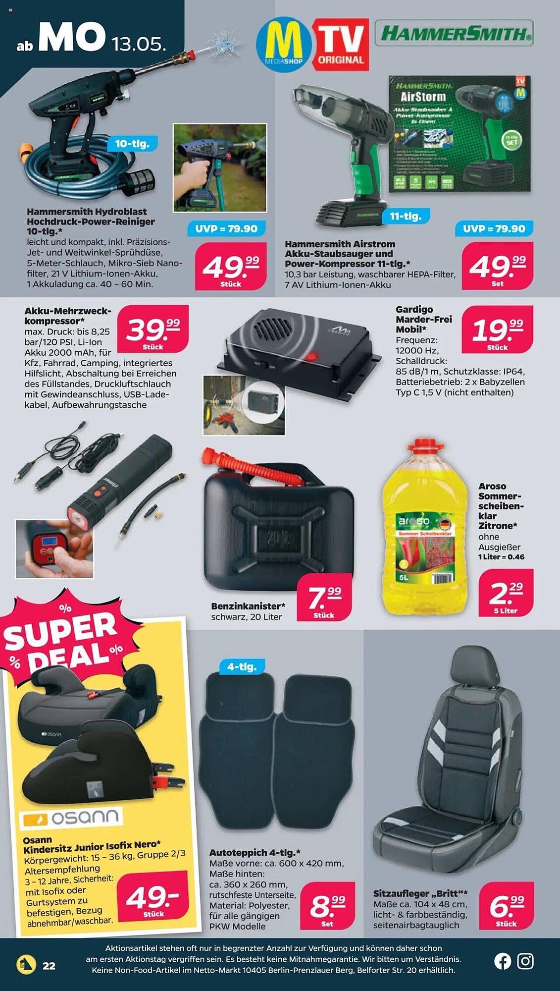 Netto Prospekt 13 – 18 Mai 2024 Seite 22