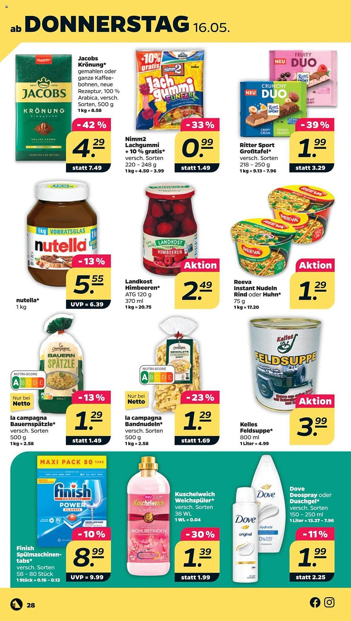 Netto Prospekt 13 – 18 Mai 2024 Seite 28