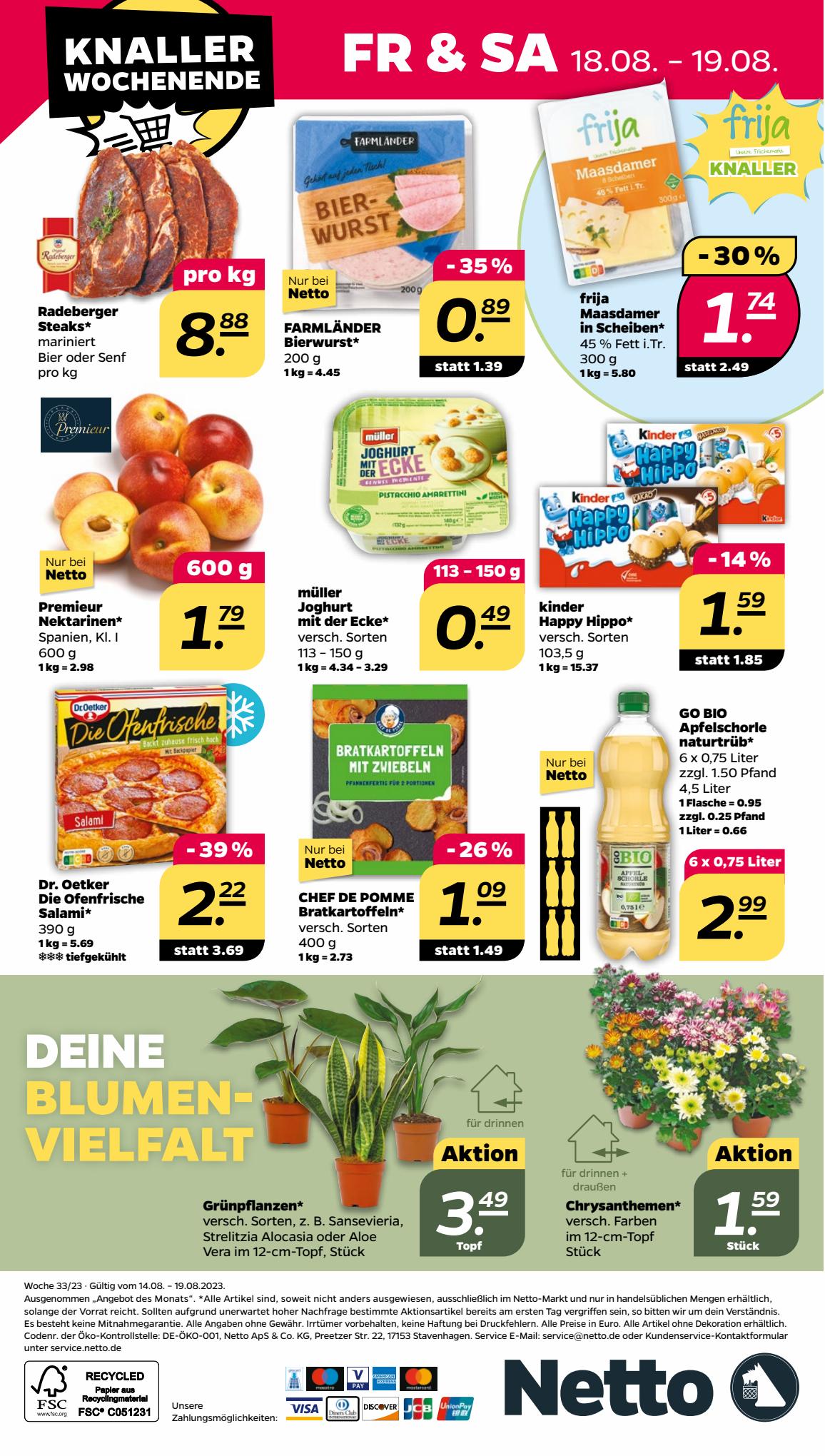 Netto Prospekt 13 – 19 August 2023 Seite 28