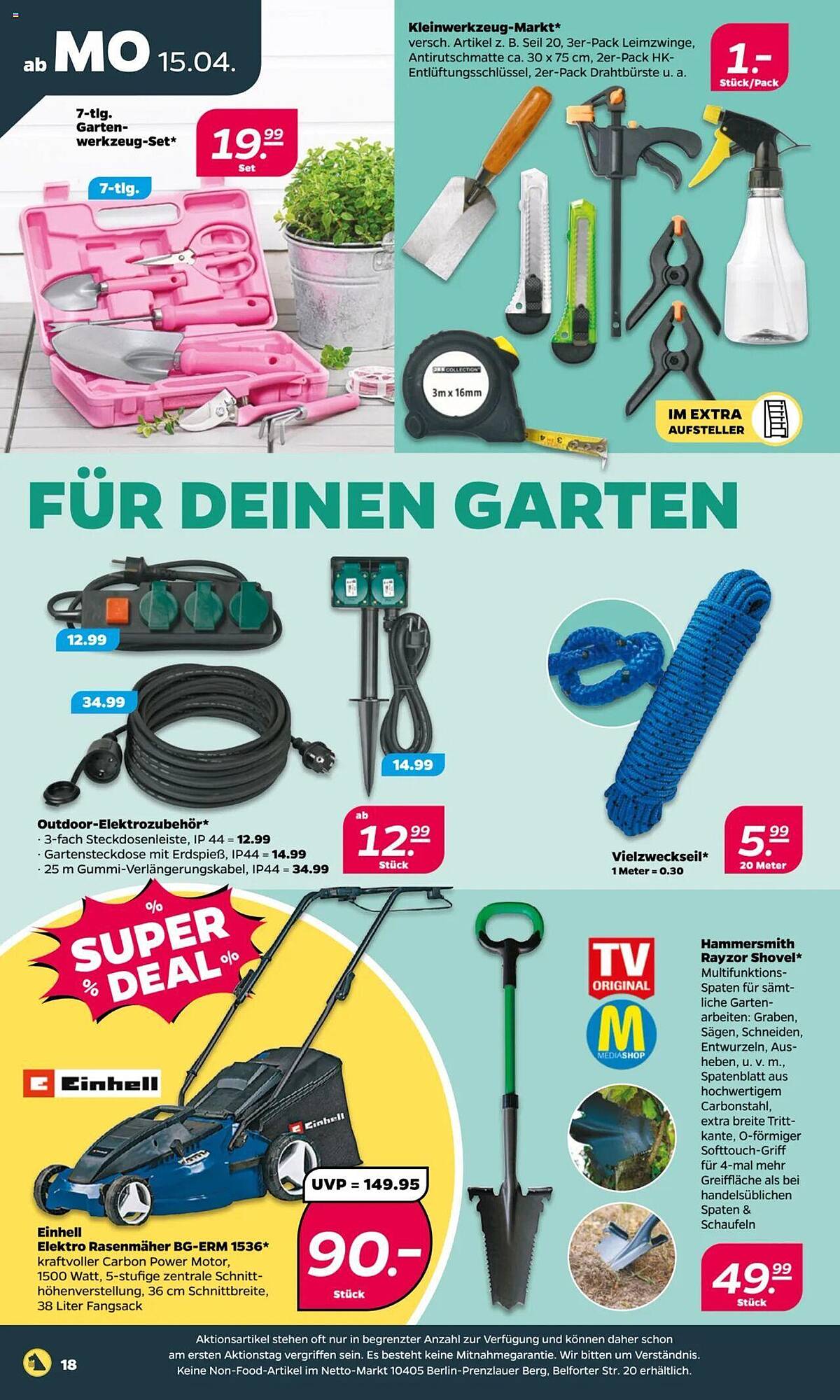 Netto Prospekt 15 – 20 April 2024 Seite 18