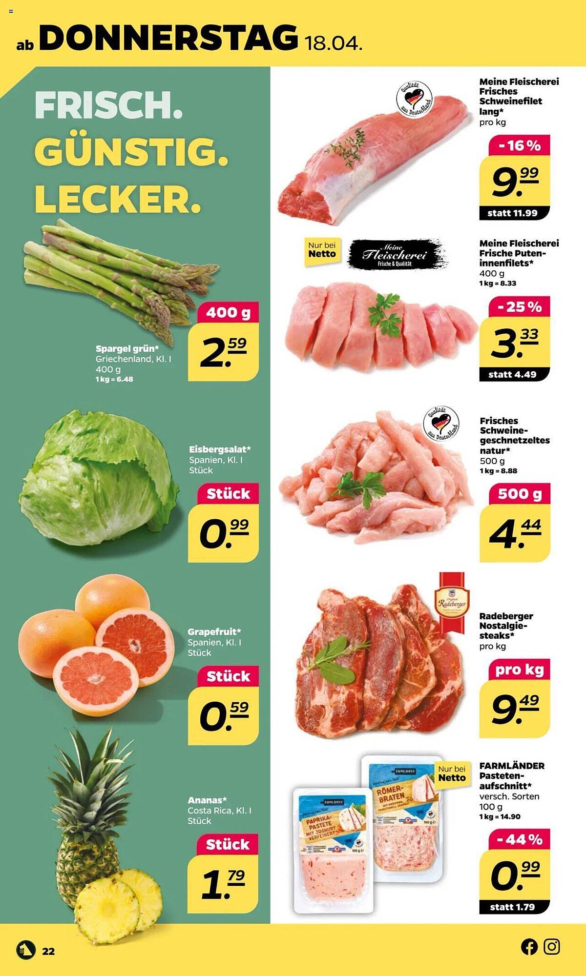 Netto Prospekt 15 – 20 April 2024 Seite 22