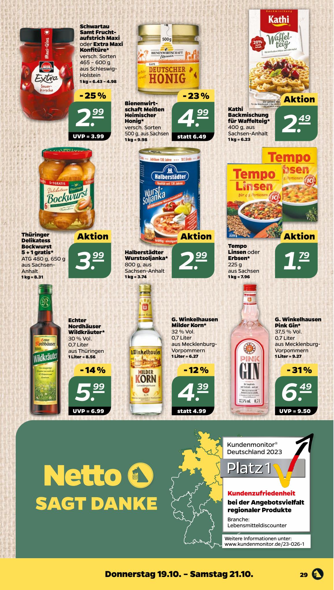 Netto Prospekt 15 – 21 October 2023 Seite 29