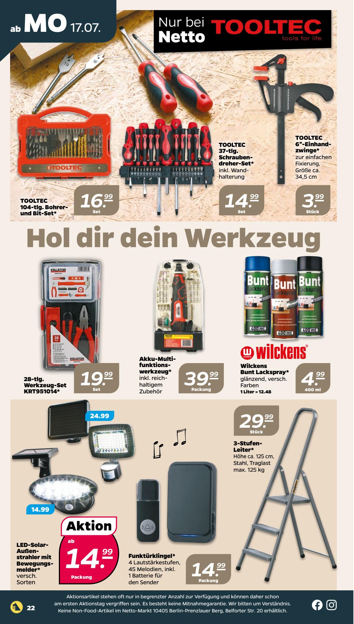 Netto Prospekt 16 – 22 Juli 2023 Seite 22