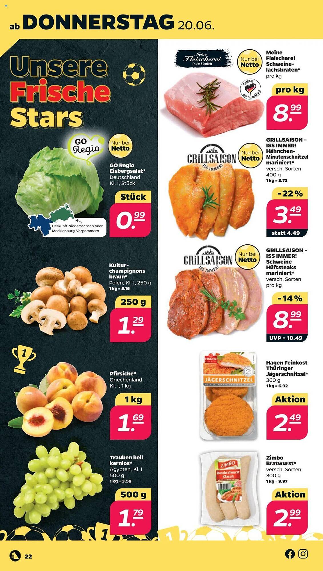 Netto Prospekt 17 – 22 Juni 2024 Seite 22