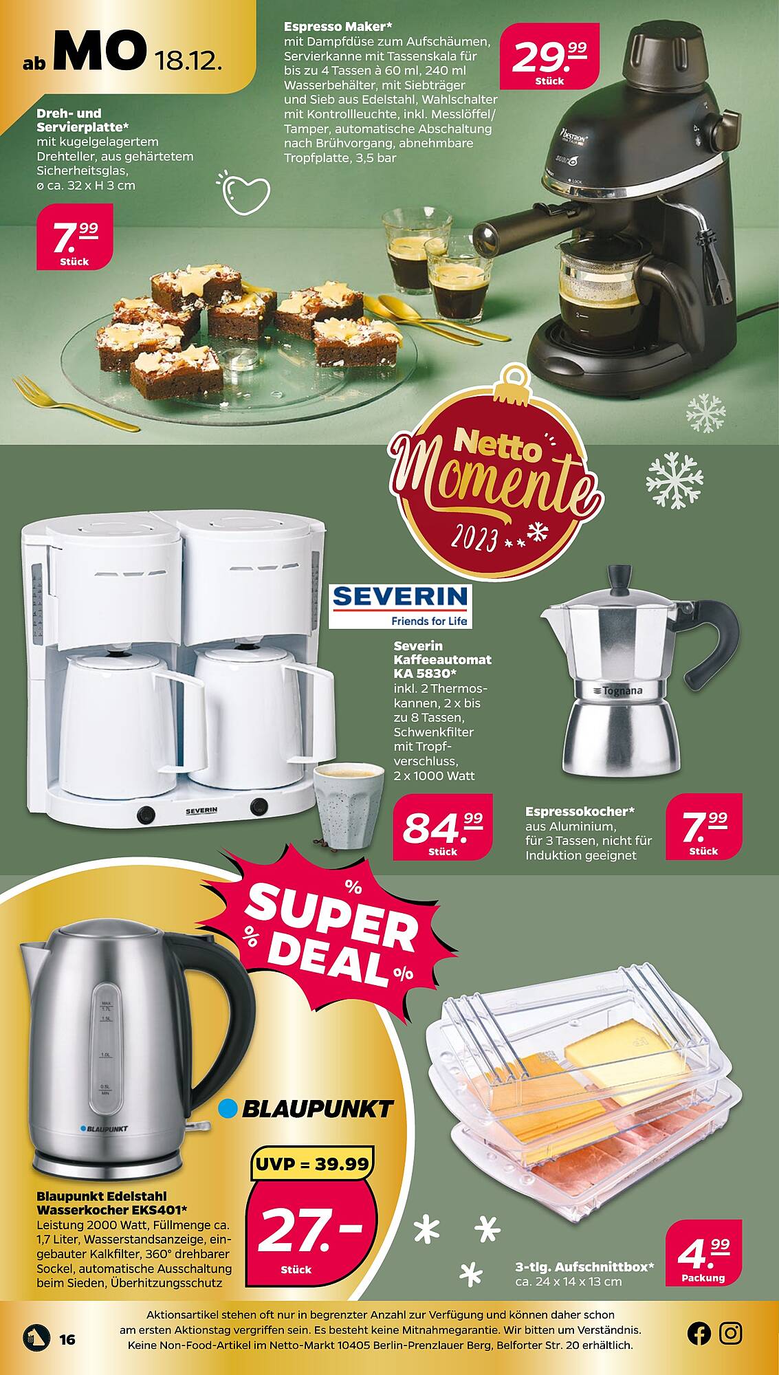 Netto Prospekt 18 – 23 Dezember 2023 Seite 16