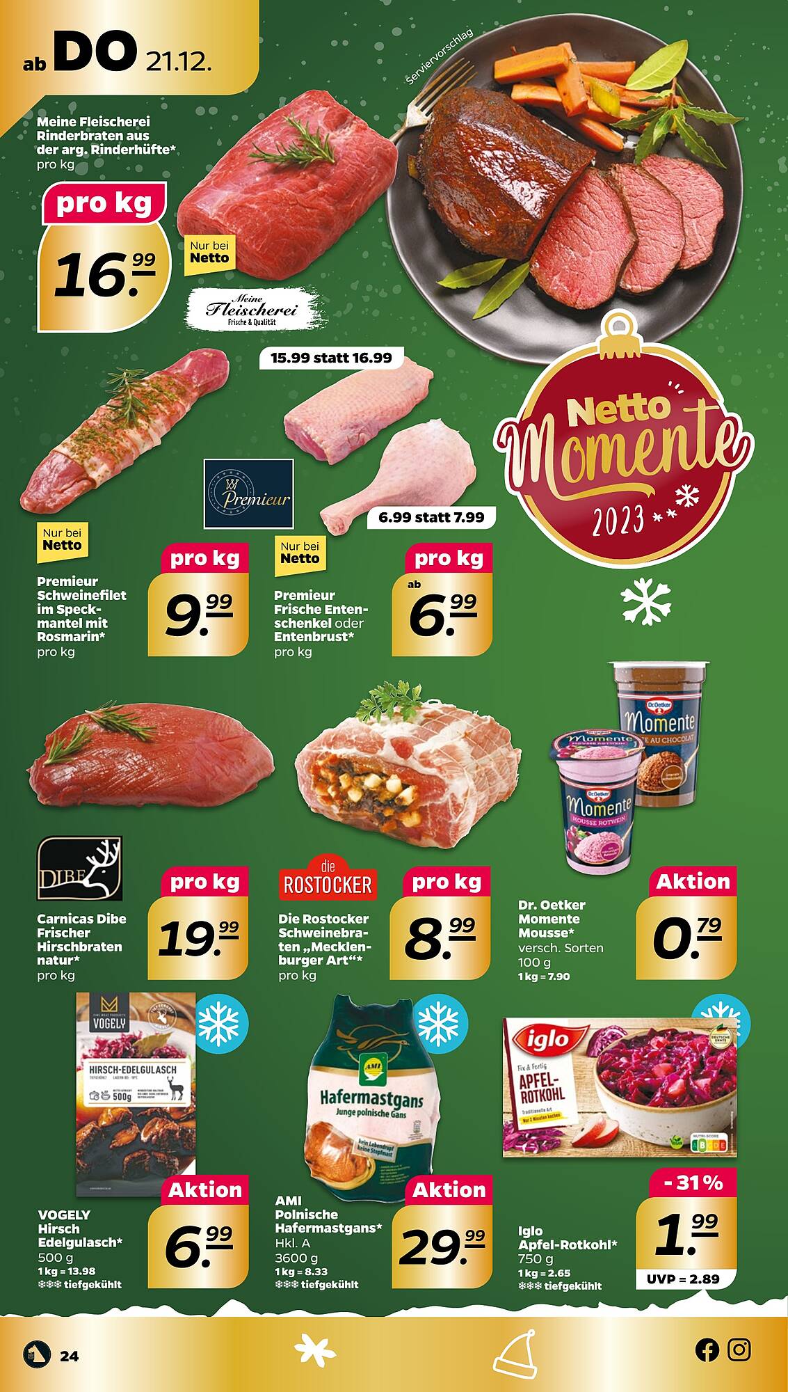 Netto Prospekt 18 – 23 Dezember 2023 Seite 24