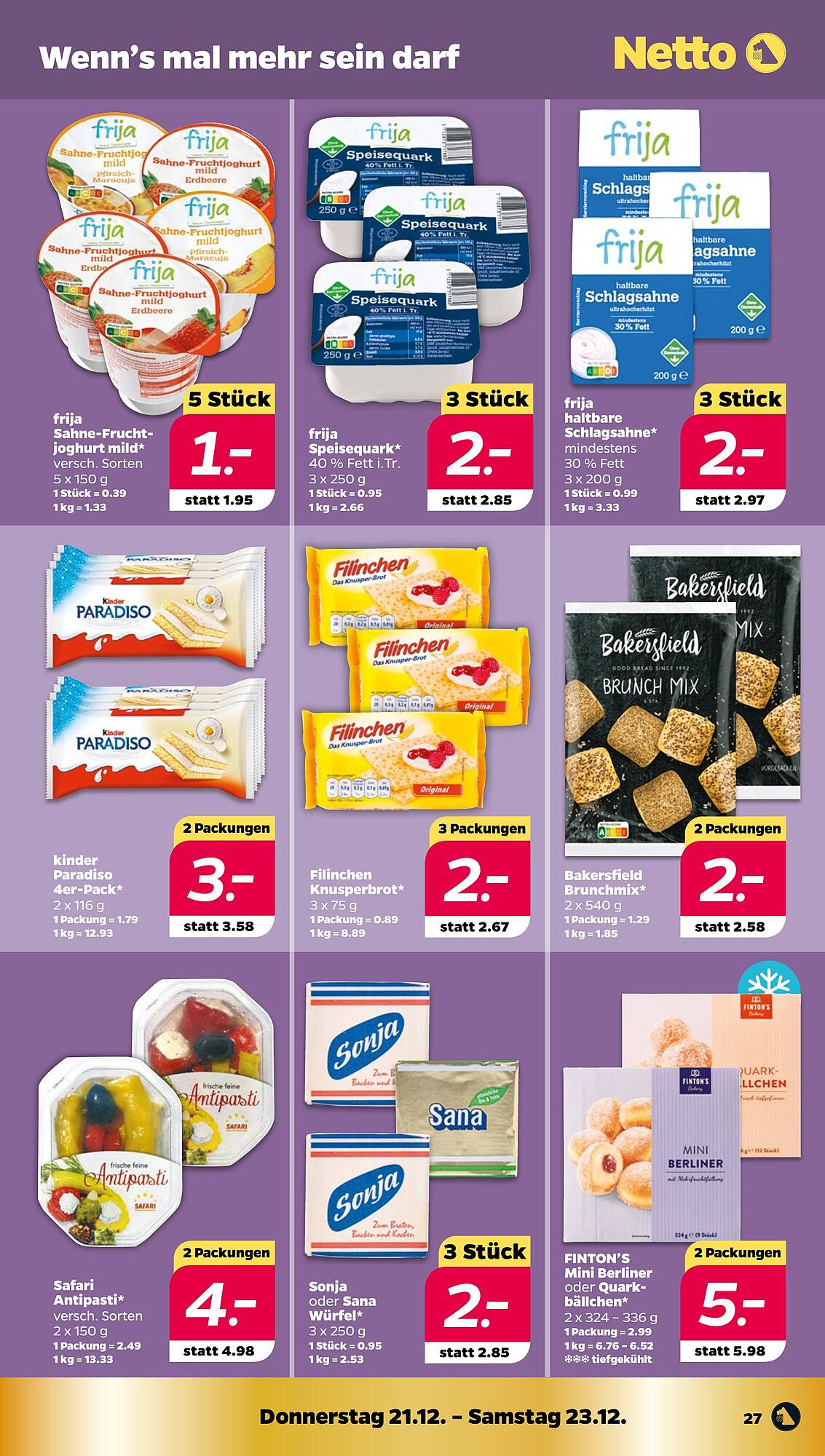 Netto Prospekt 18 – 23 Dezember 2023 Seite 27