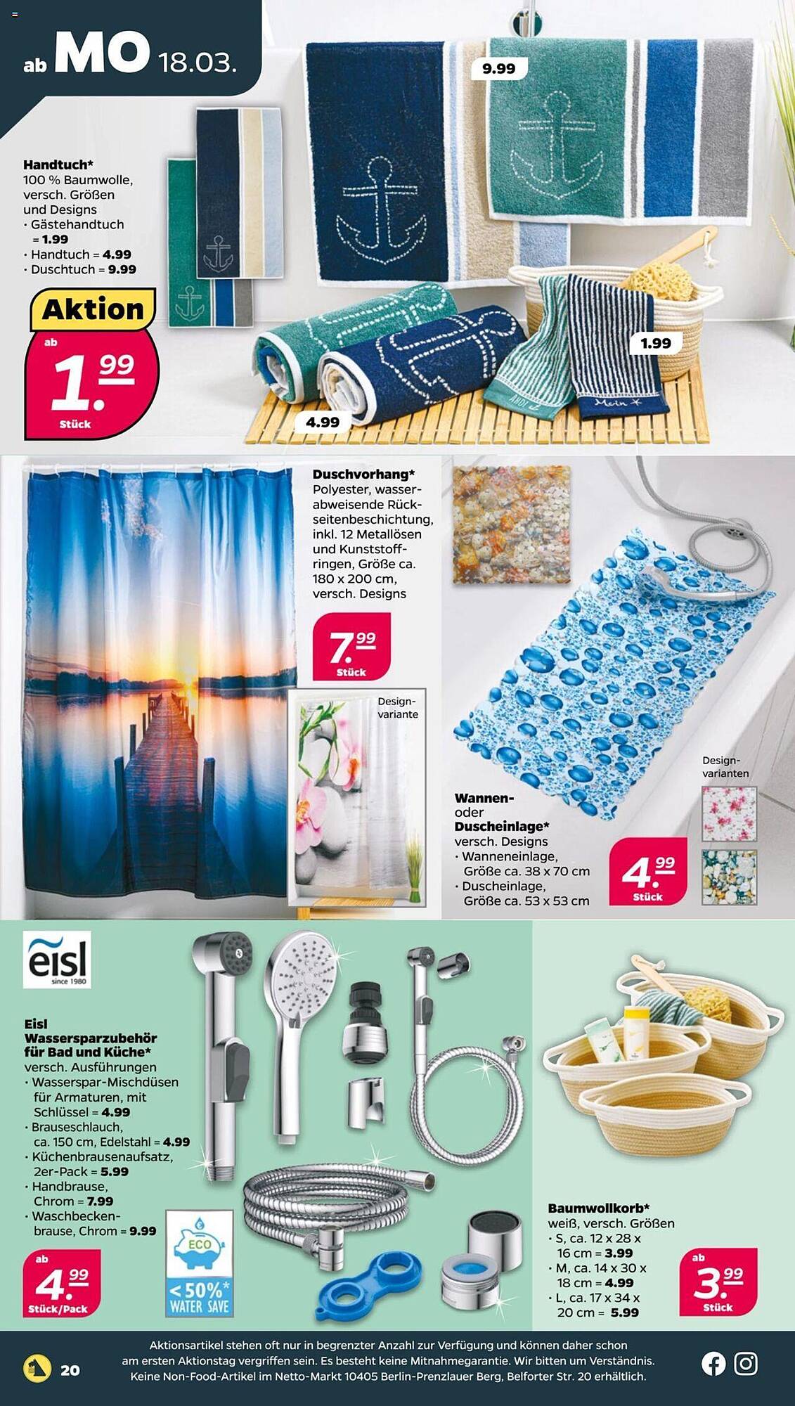 Netto Prospekt 18 – 23 Marsch 2024 Seite 20