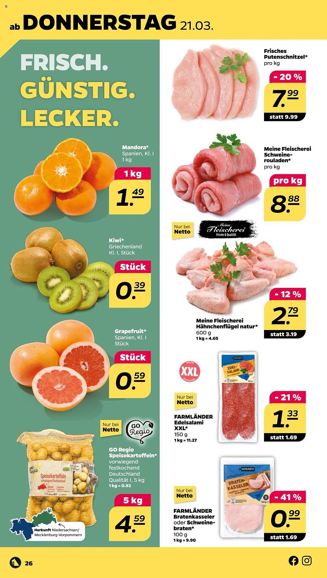 Netto Prospekt 18 – 23 Marsch 2024 Seite 26