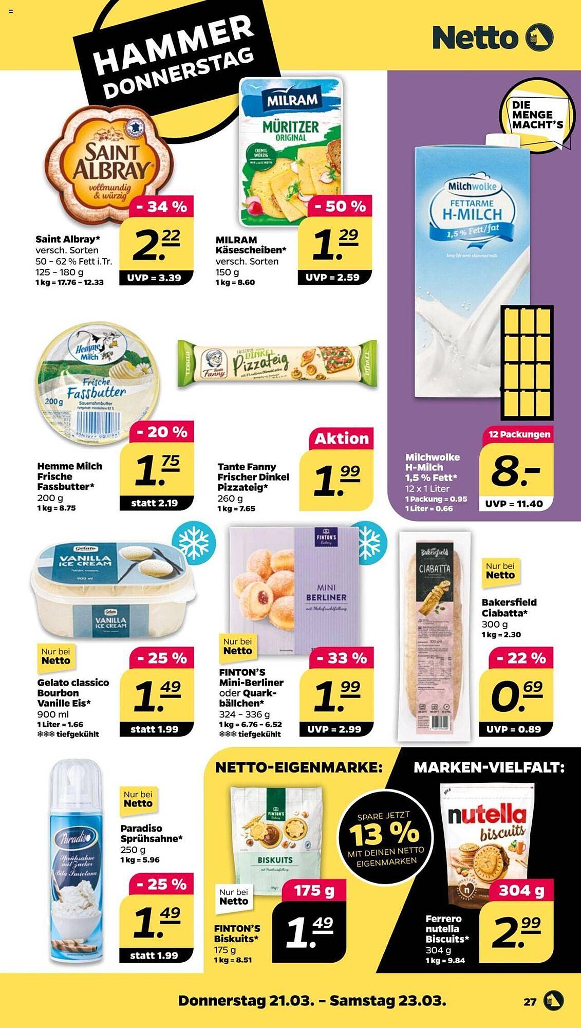 Netto Prospekt 18 – 23 Marsch 2024 Seite 27