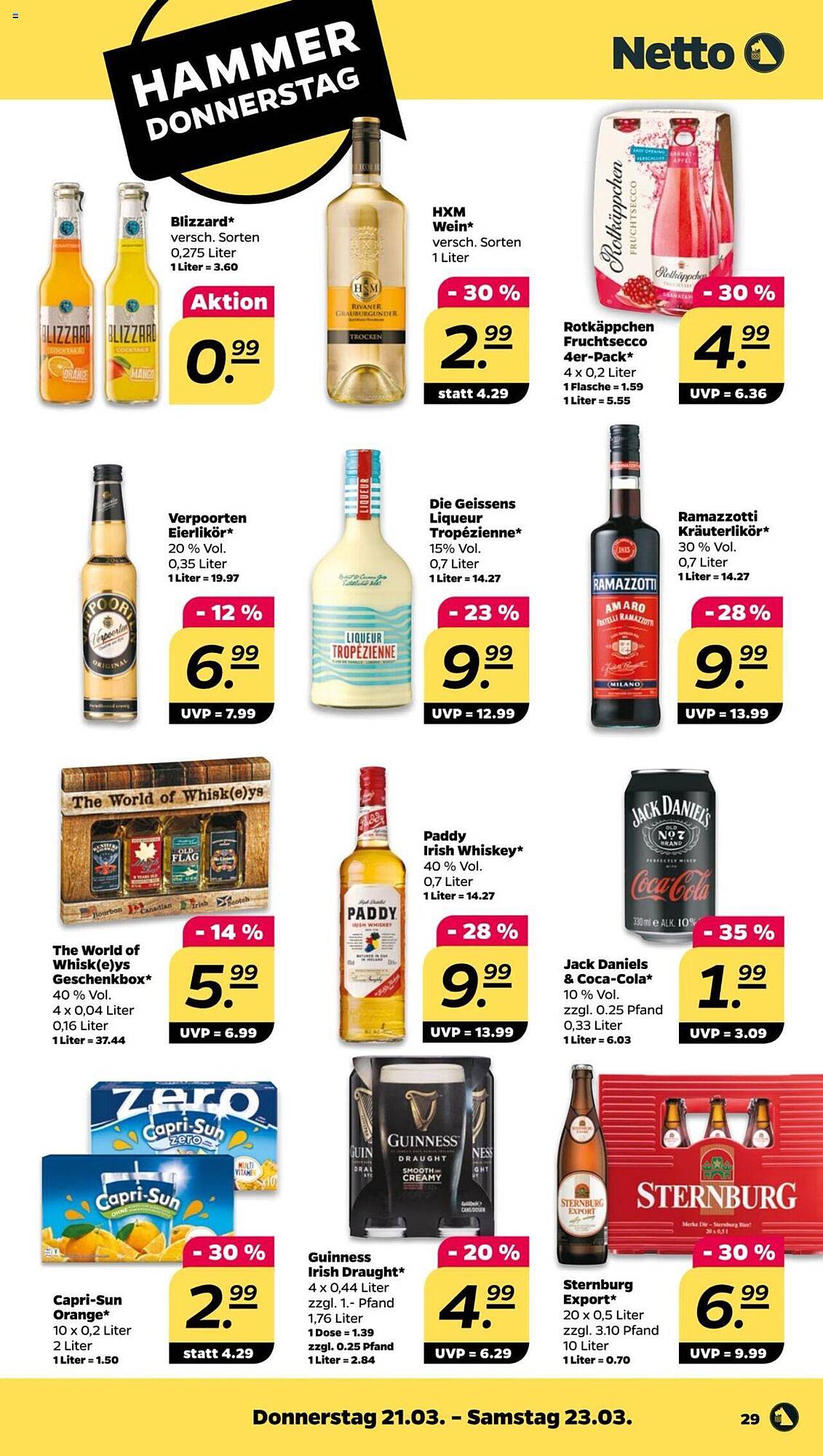 Netto Prospekt 18 – 23 Marsch 2024 Seite 29