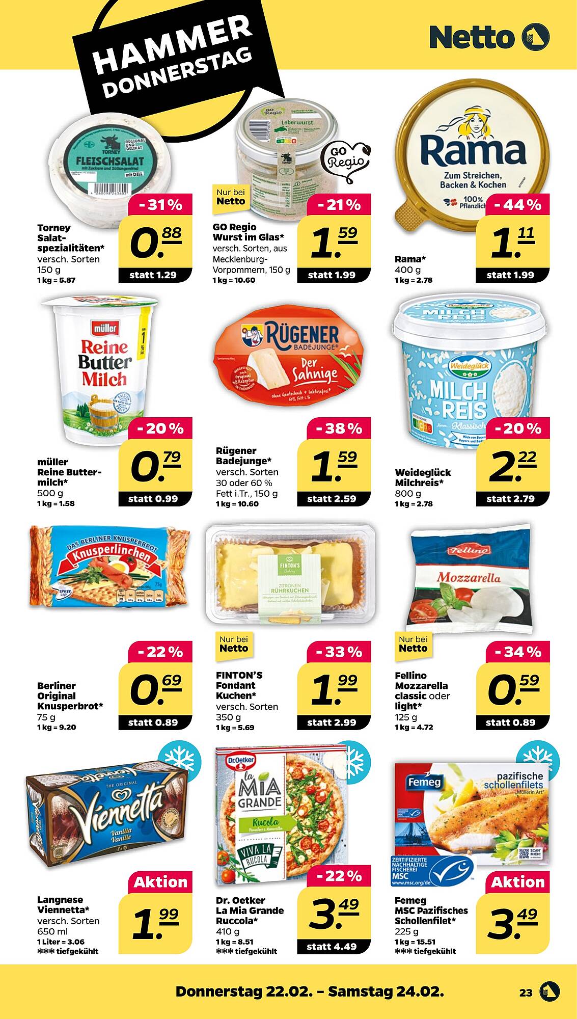 Netto Prospekt 19 – 24 Februar 2024 Seite 23