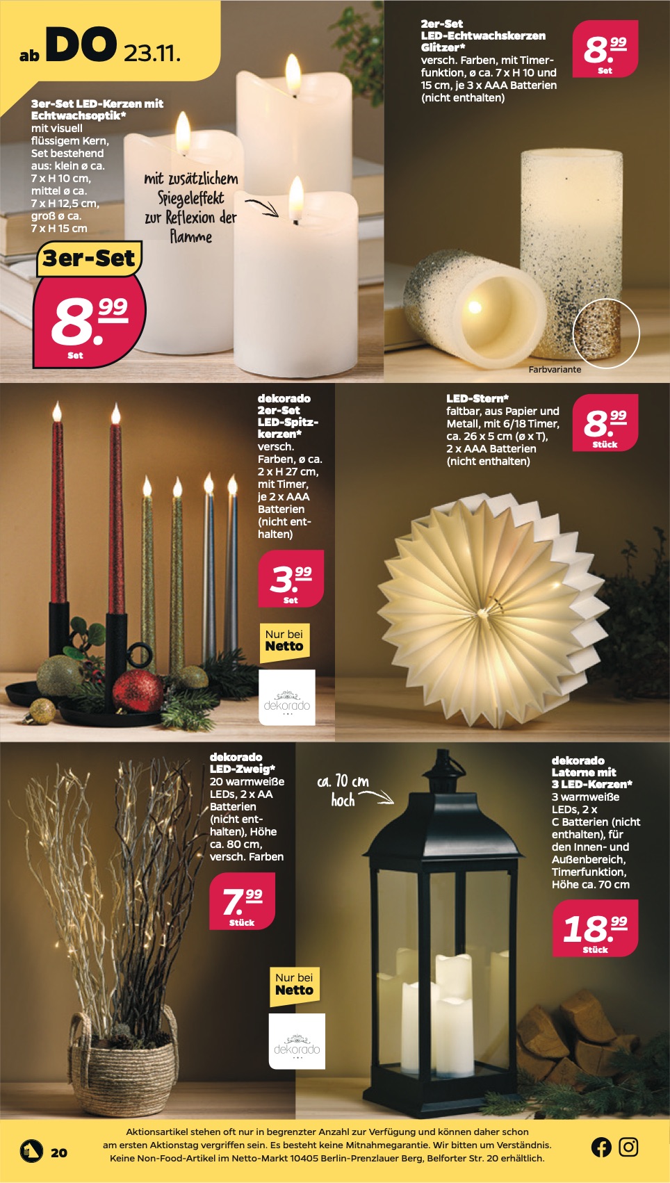 Netto Prospekt 20 – 25 November 2023 Seite 20