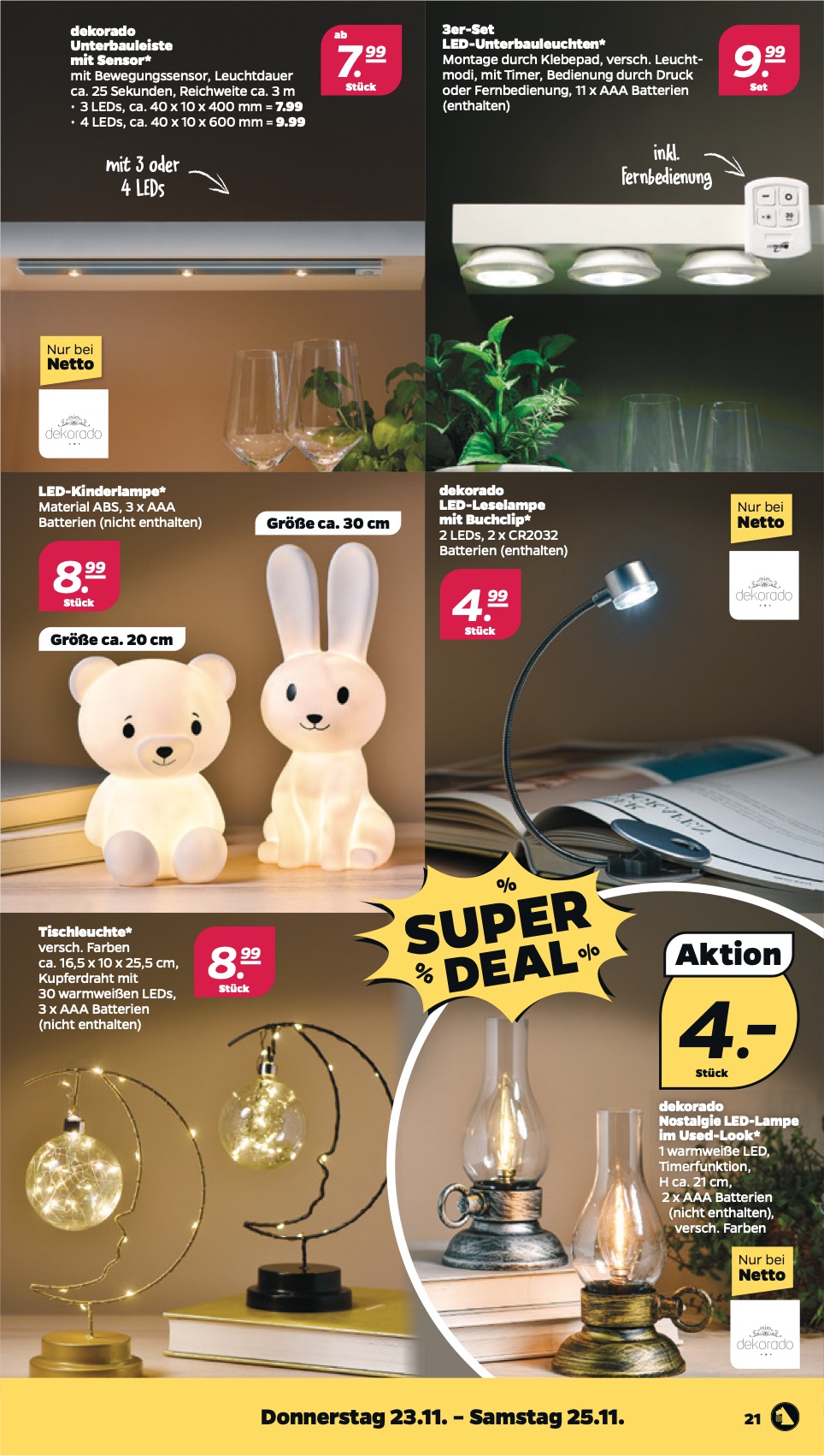 Netto Prospekt 20 – 25 November 2023 Seite 21