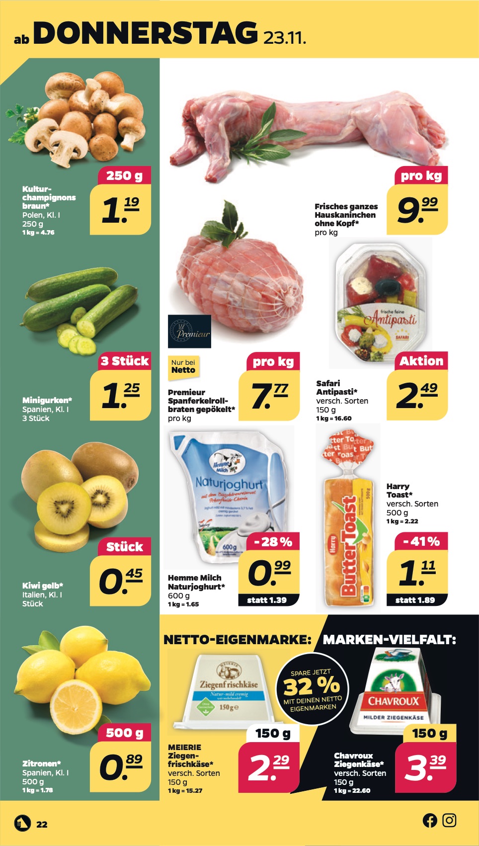 Netto Prospekt 20 – 25 November 2023 Seite 22