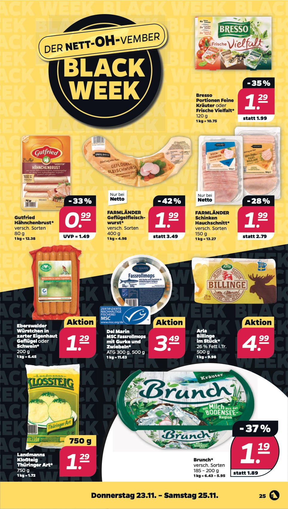 Netto Prospekt 20 – 25 November 2023 Seite 25