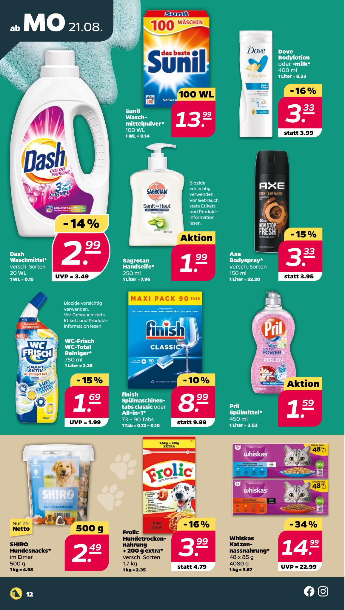 Netto Prospekt 20 – 26 August 2023 Seite 12