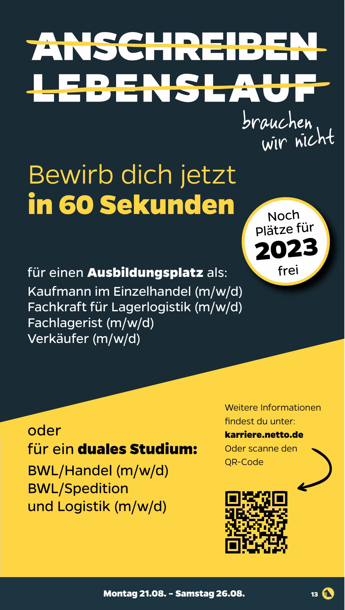 Netto Prospekt 20 – 26 August 2023 Seite 13