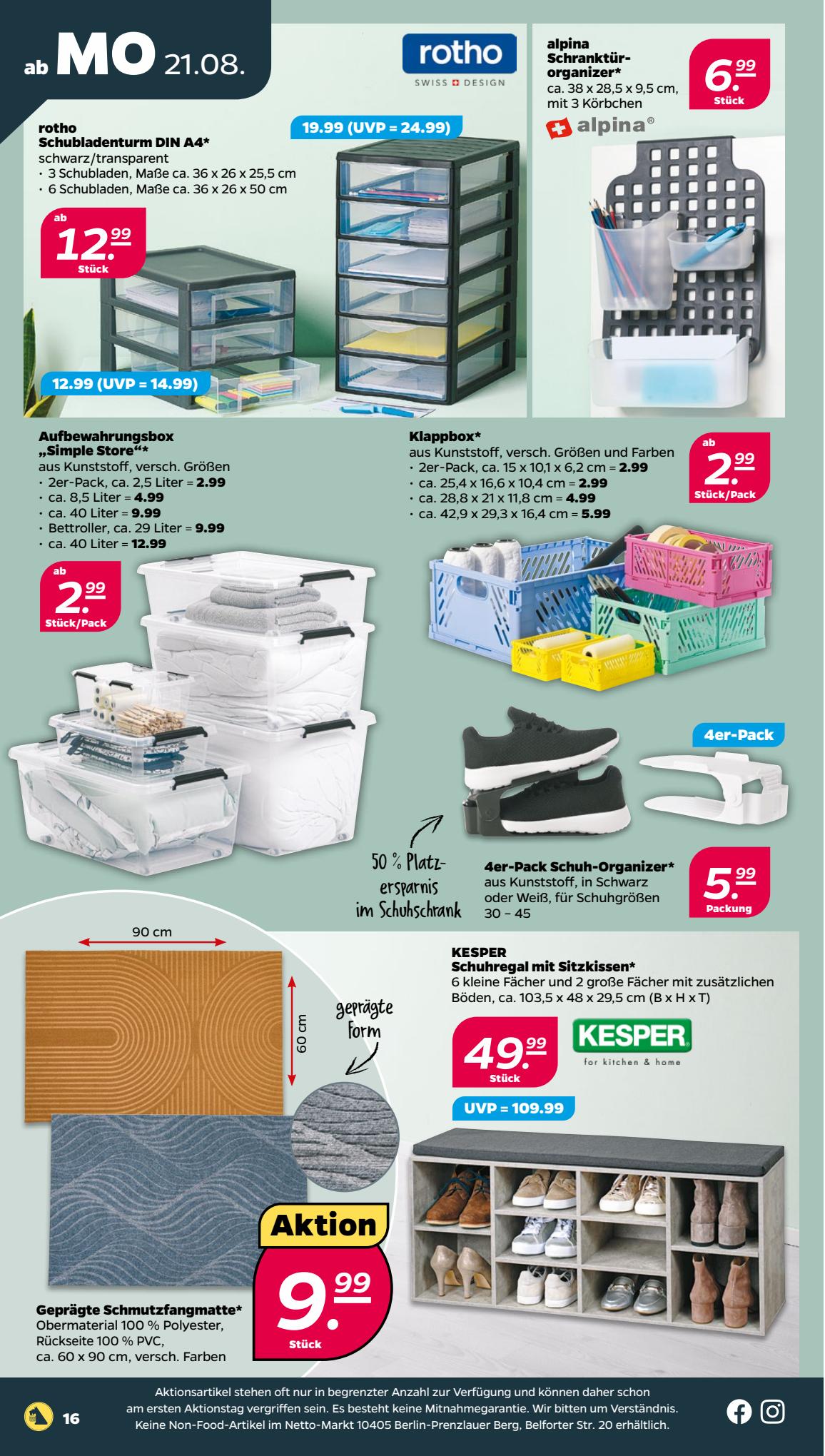 Netto Prospekt 20 – 26 August 2023 Seite 16