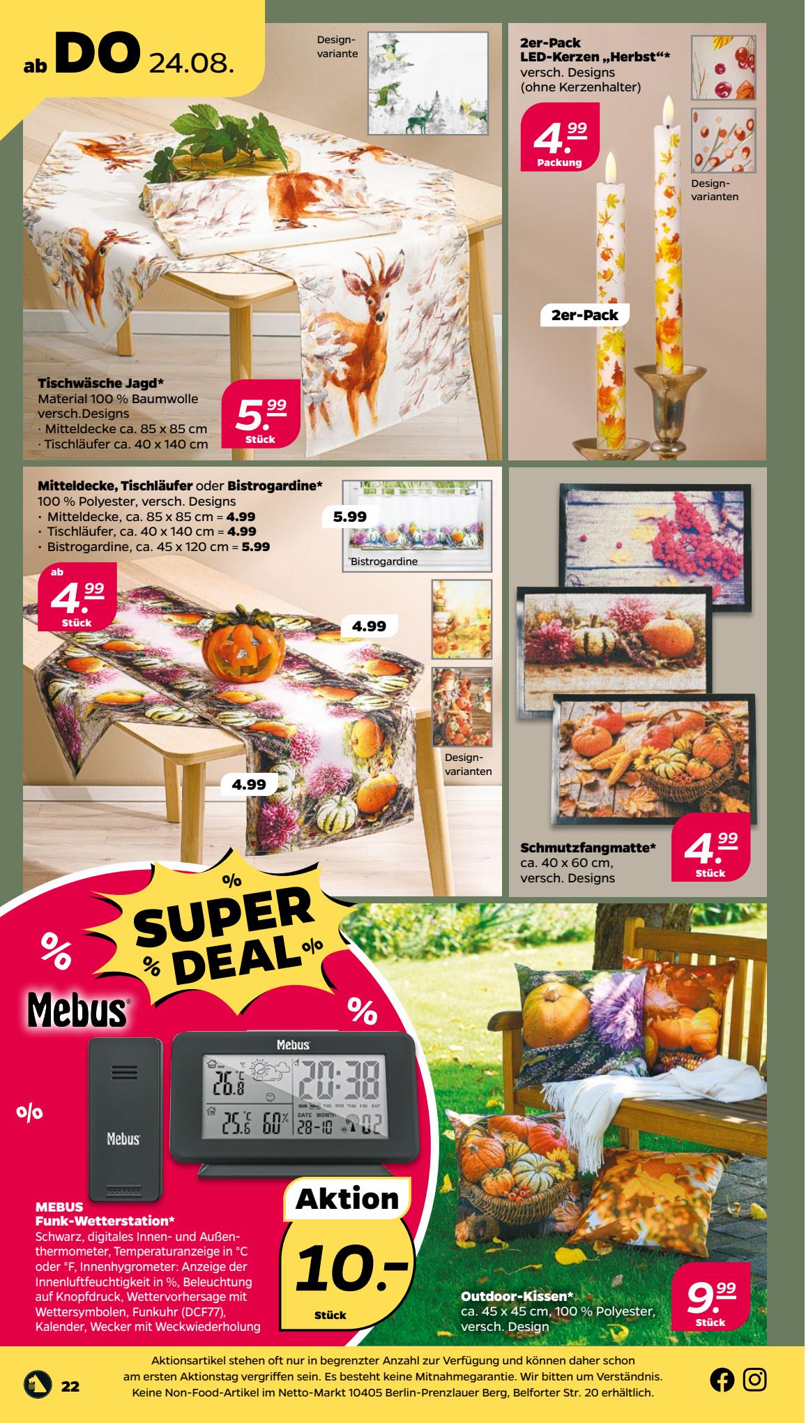 Netto Prospekt 20 – 26 August 2023 Seite 22