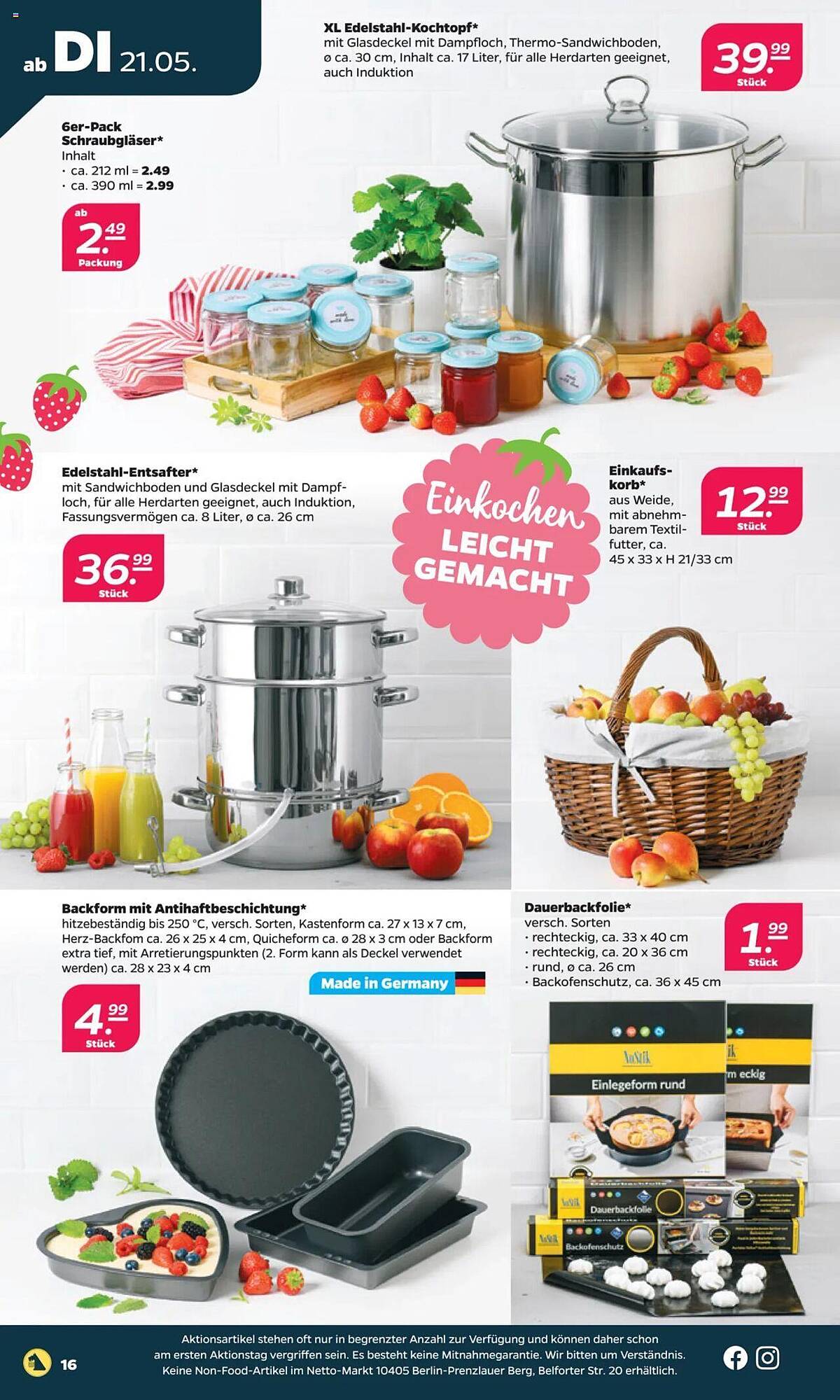 Netto Prospekt 21 – 25 Mai 2024 Seite 16