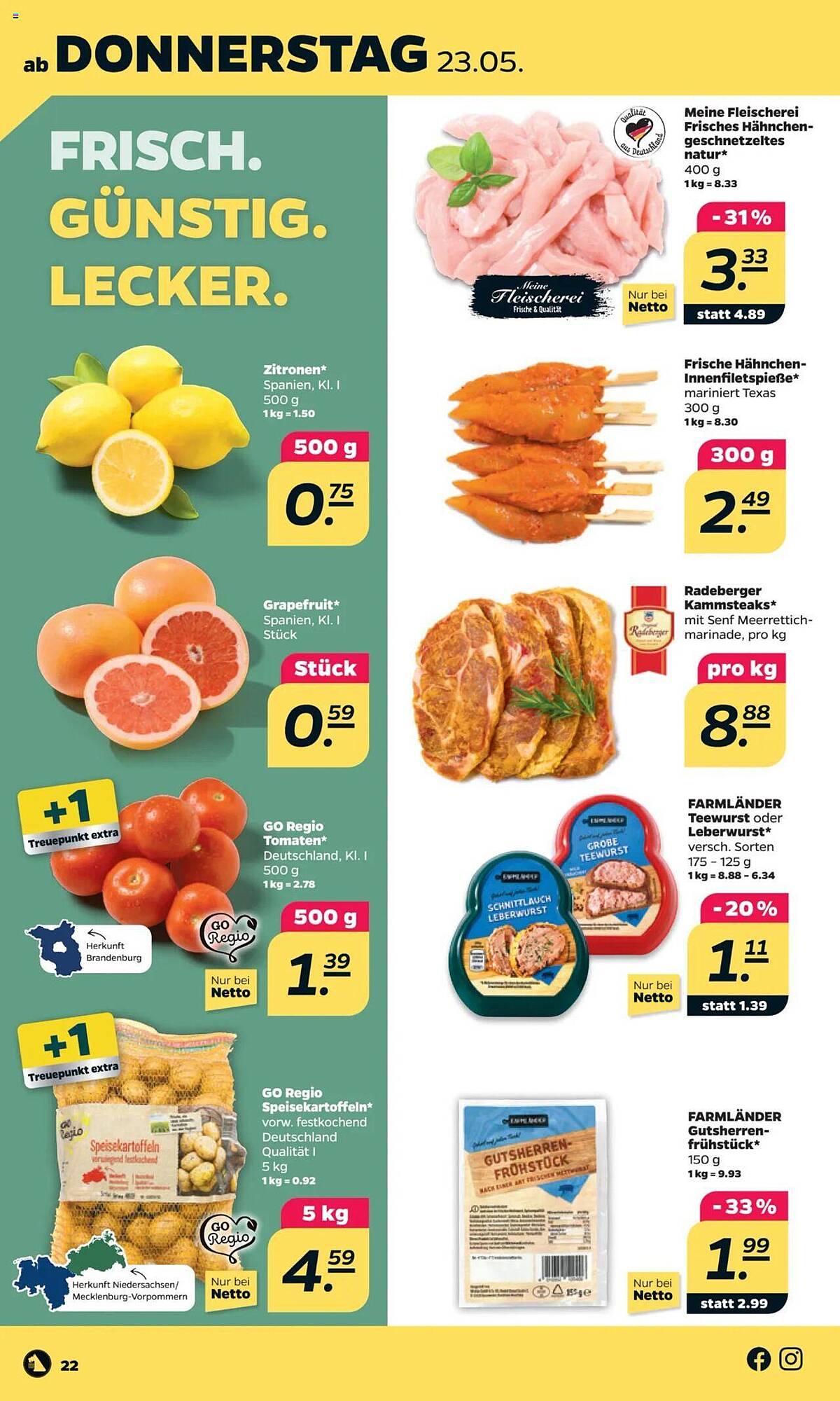 Netto Prospekt 21 – 25 Mai 2024 Seite 22