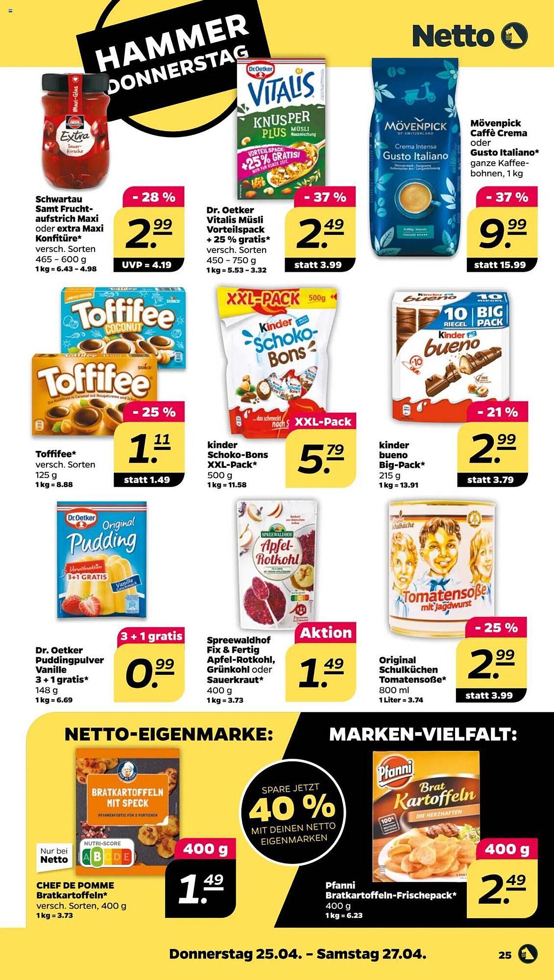 Netto Prospekt 22 – 27 April 2024 Seite 25