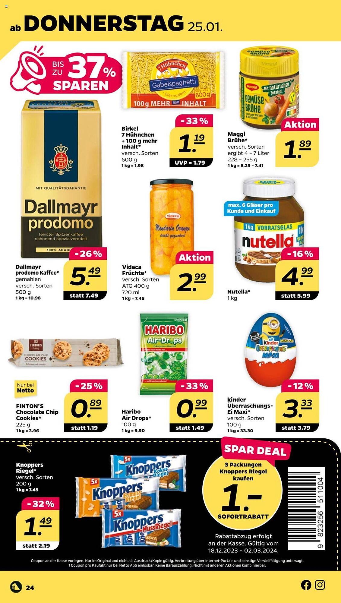 Netto Prospekt 22 – 27 Januar 2024 Seite 24