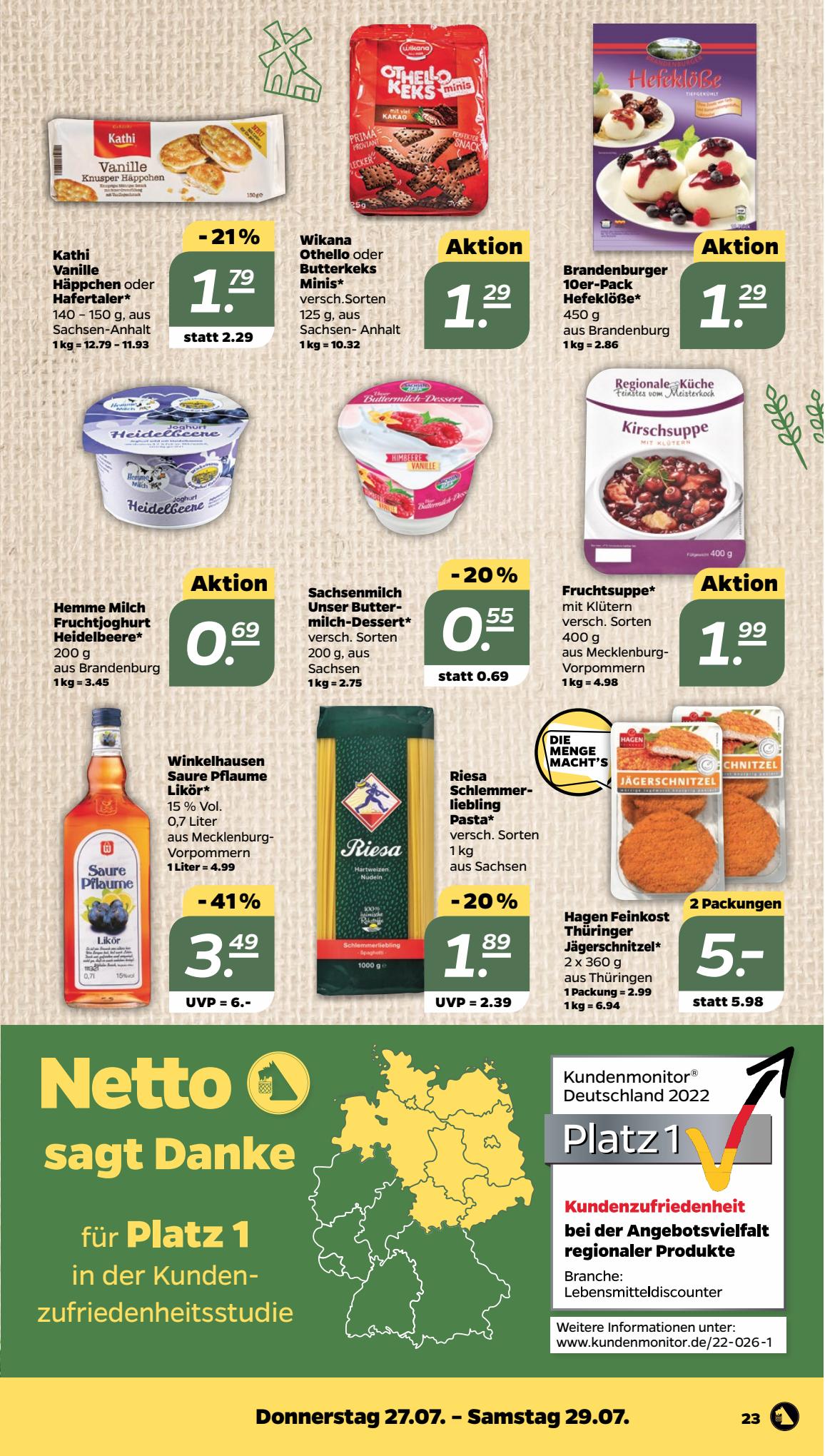 Netto Prospekt 23 – 29 Juli 2023 Seite 23