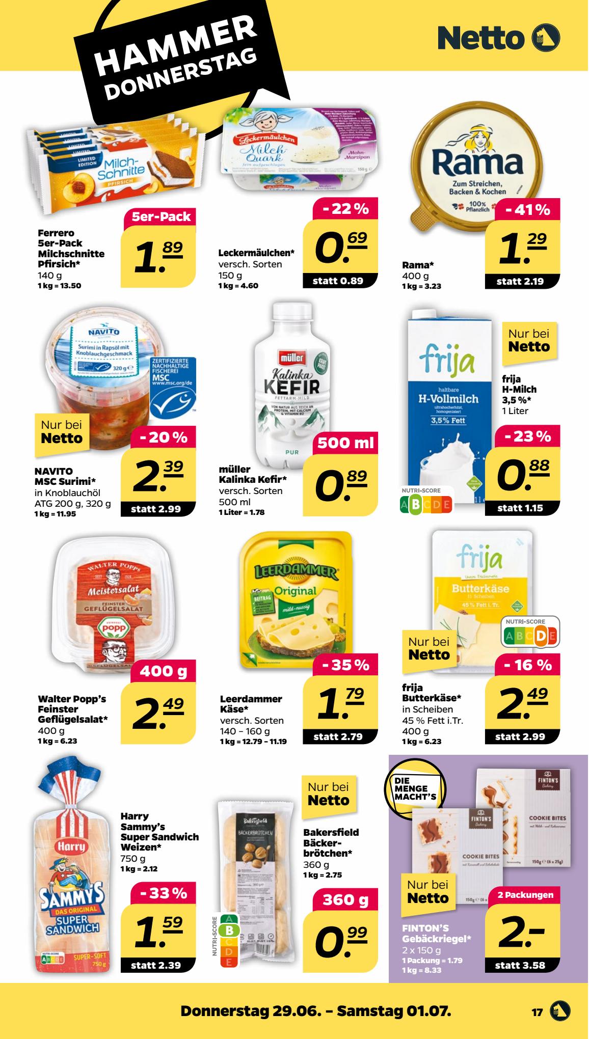 Netto Prospekt 25 Juni – 1 Juli 2023 Seite 17