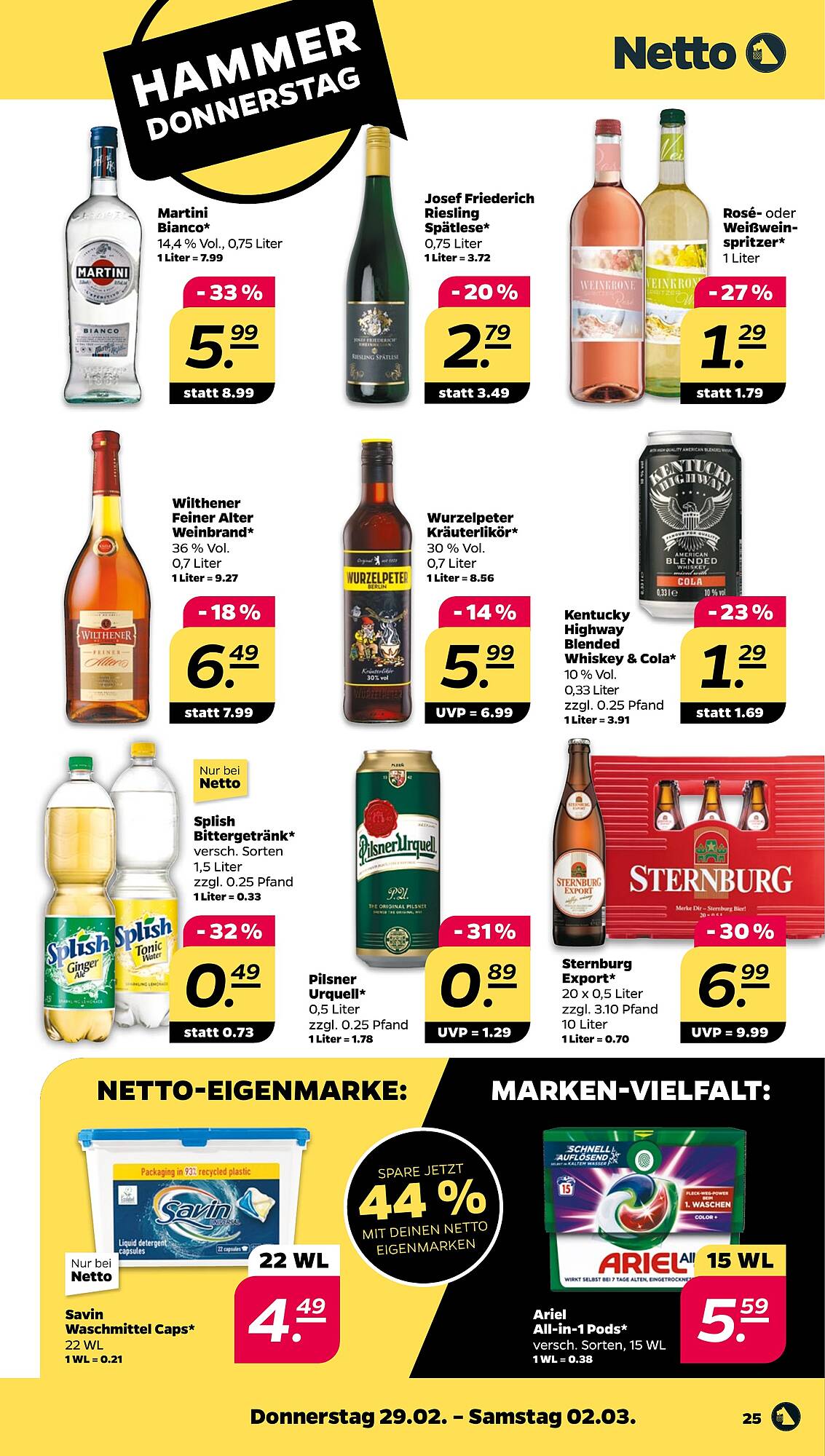 Netto Prospekt 26 Feb – 2 Mar 2024 Seite 25