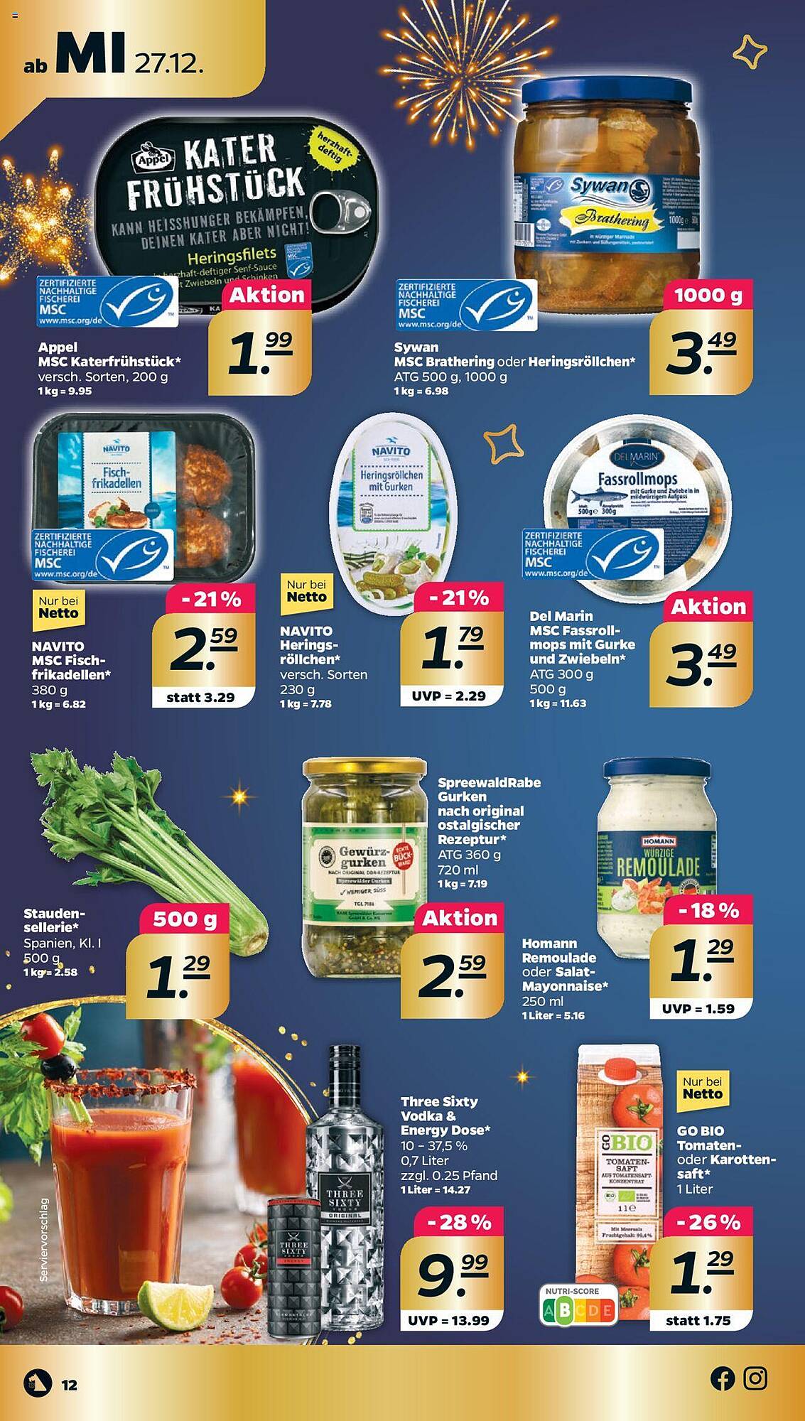 Netto Prospekt 27 – 30 Dezember 2023 Seite 12
