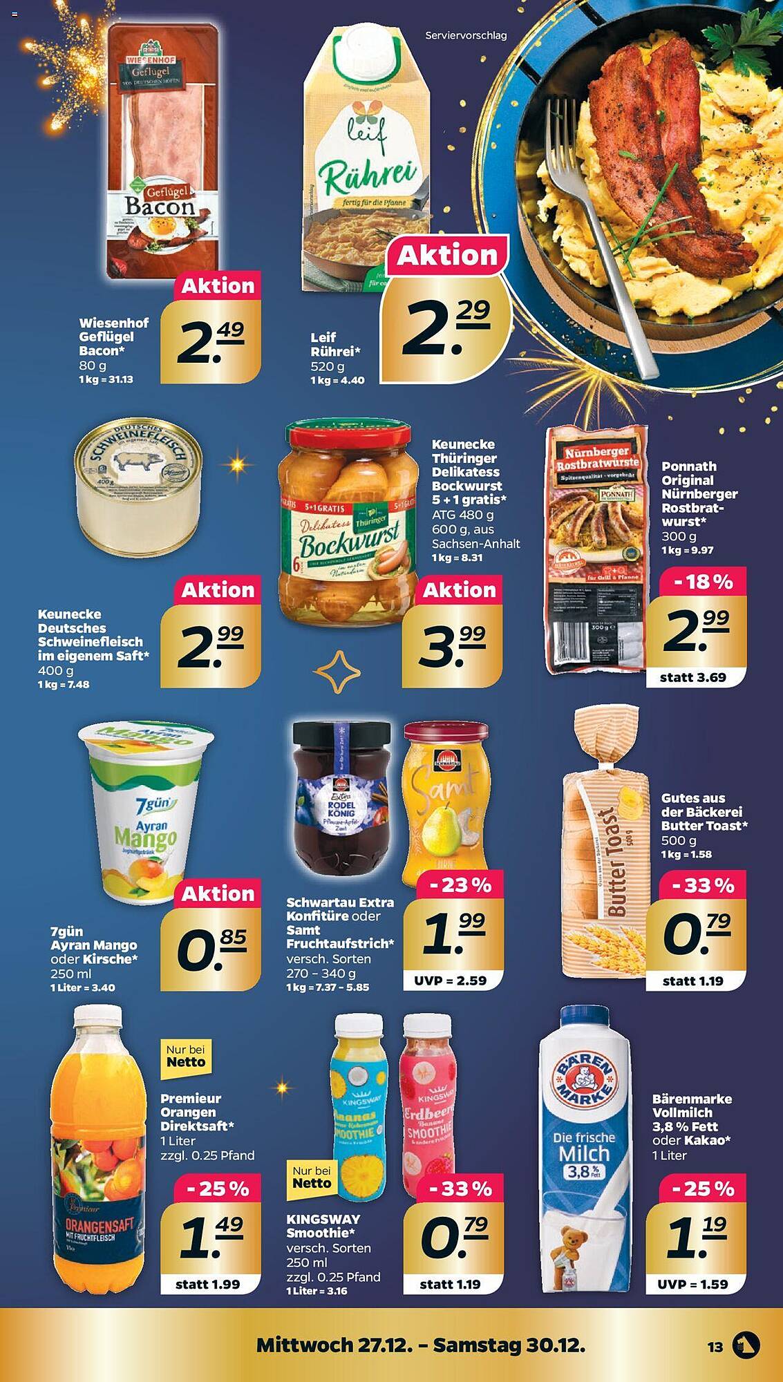 Netto Prospekt 27 – 30 Dezember 2023 Seite 13