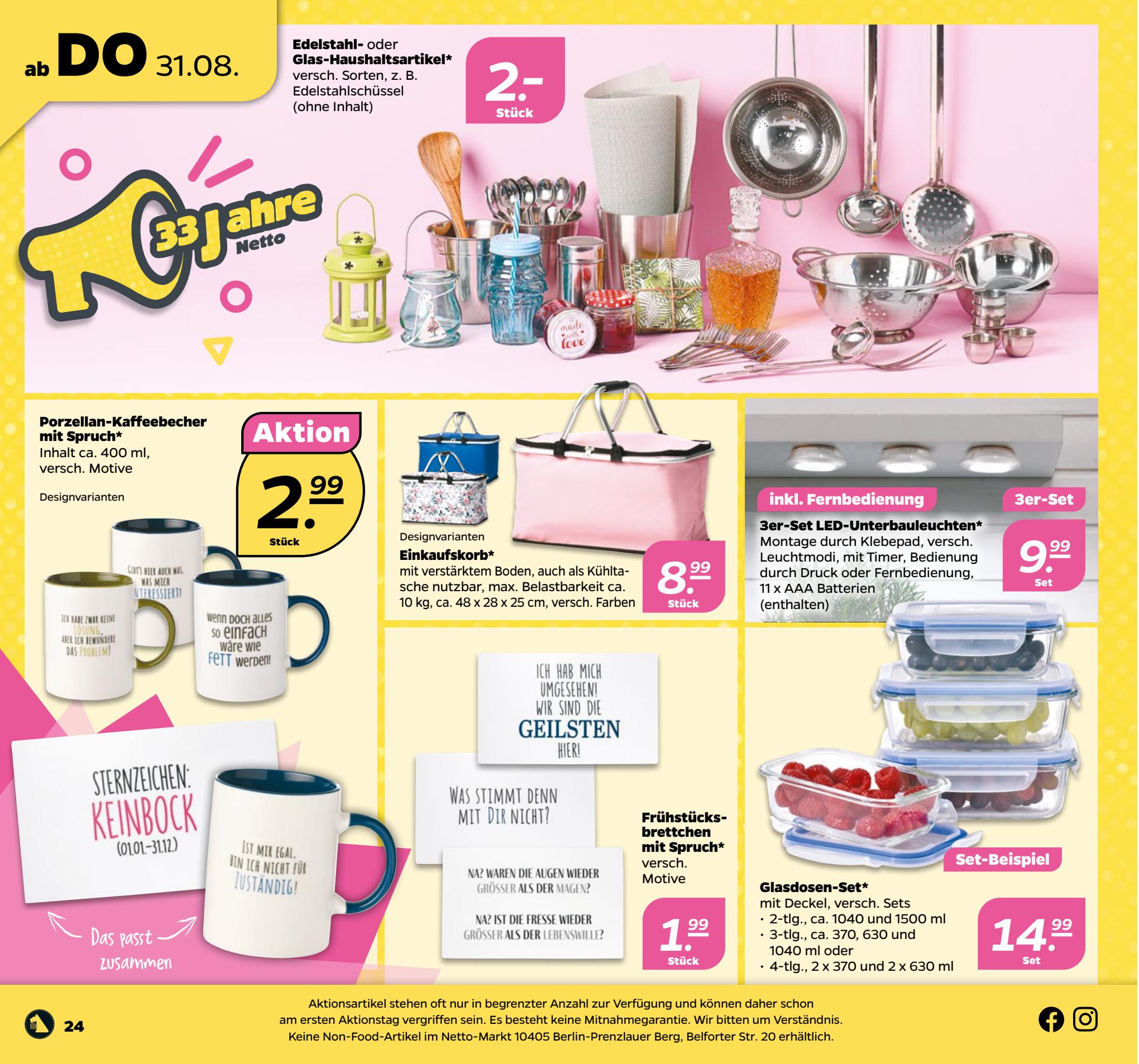 Netto Prospekt 27 August – 2 September 2023 Seite 24
