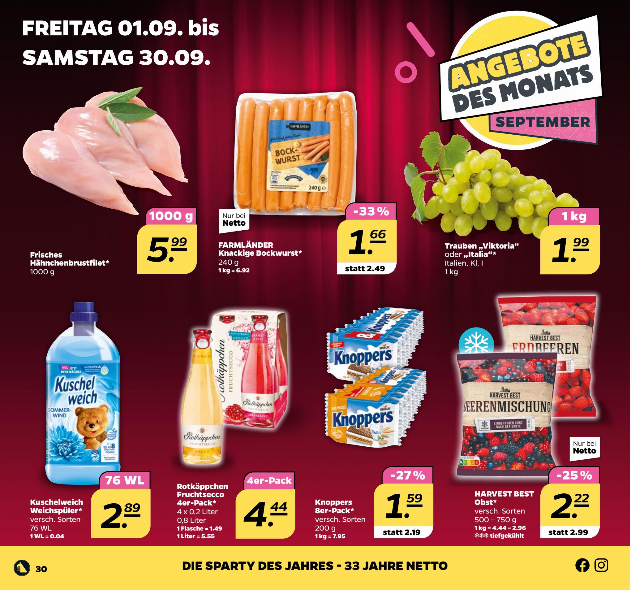 Netto Prospekt 27 August – 2 September 2023 Seite 30