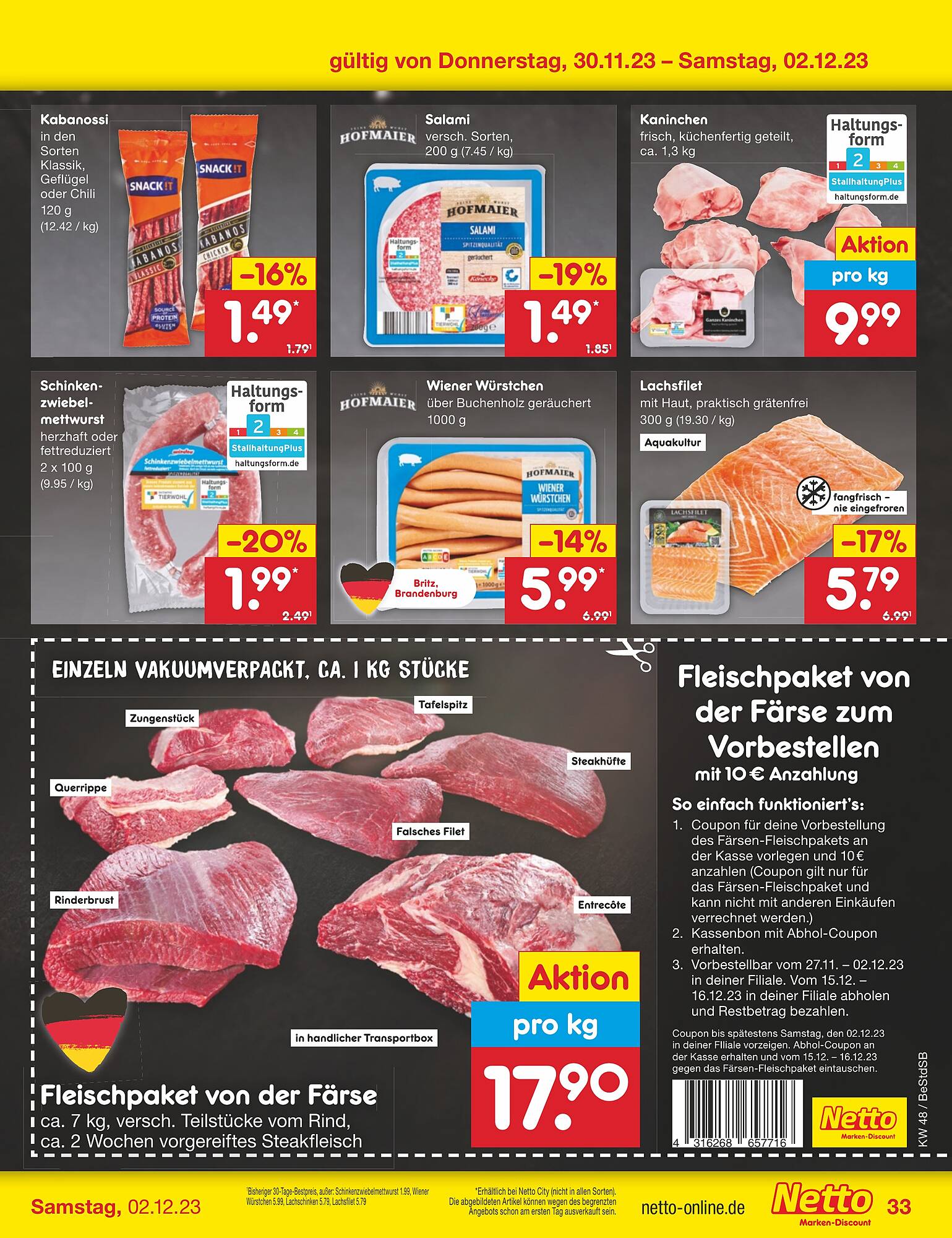 Netto Prospekt 27 Nov – 2 Dez 2023 Seite 37