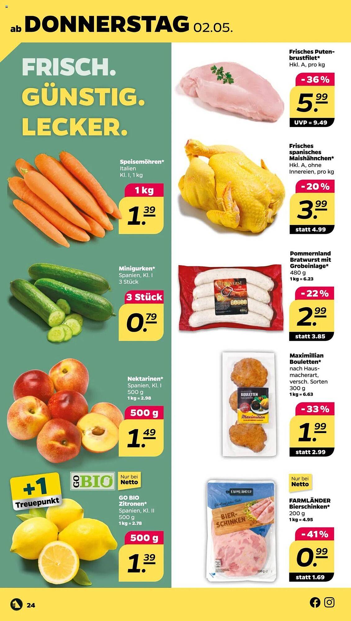 Netto Prospekt 29 Apr – 4 Mai 2024 Seite 24