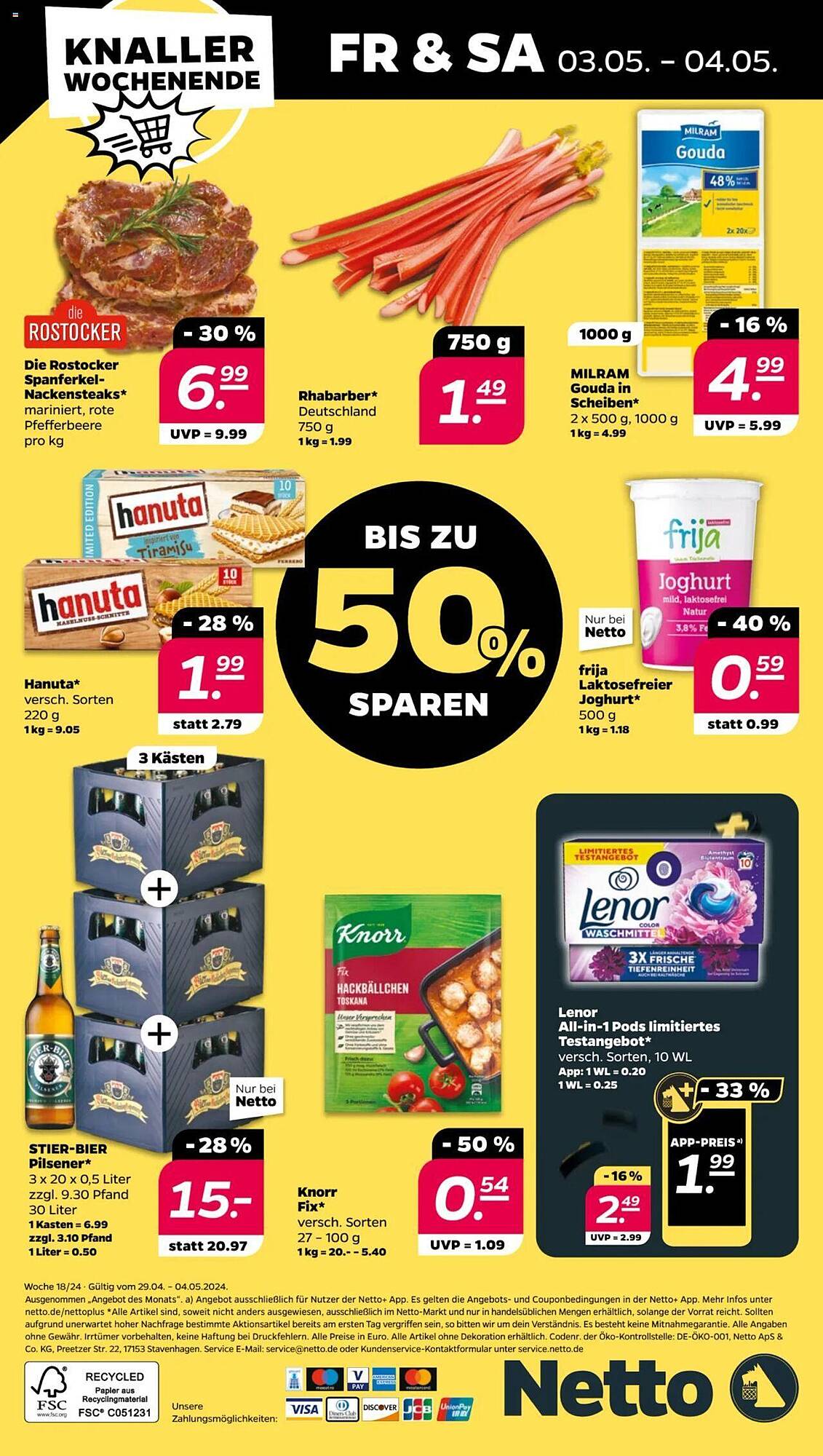 Netto Prospekt 29 Apr – 4 Mai 2024 Seite 32