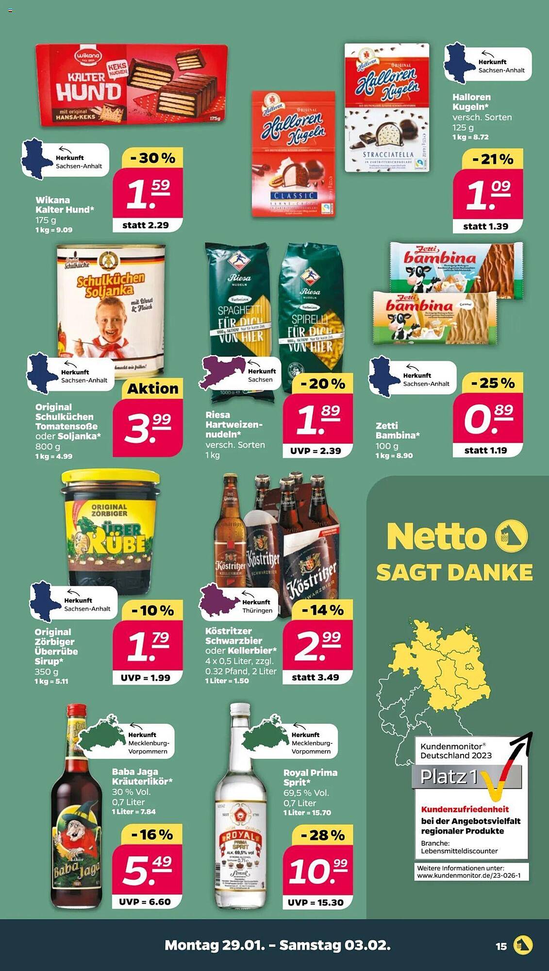 Netto Prospekt 29 Jan – 3 Feb 2024 Seite 15