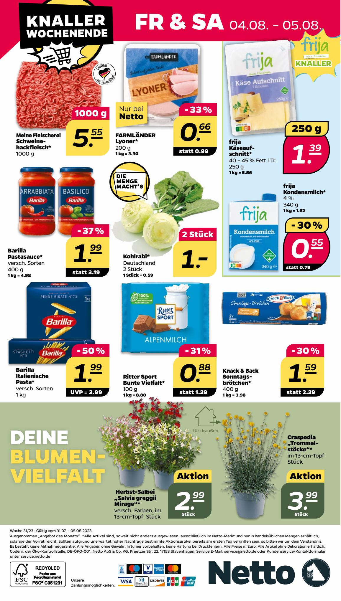 Netto Prospekt 30 Juli – 5 August 2023 Seite 28