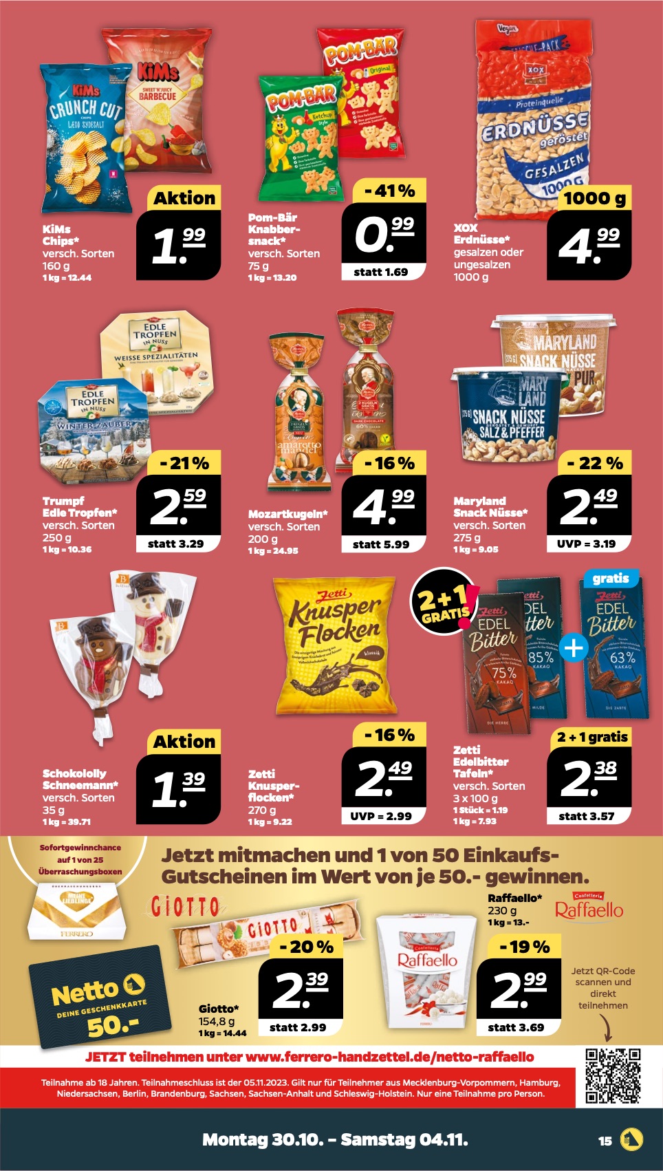Netto Prospekt 30 Oct – 4 Nov 2023 Seite 15