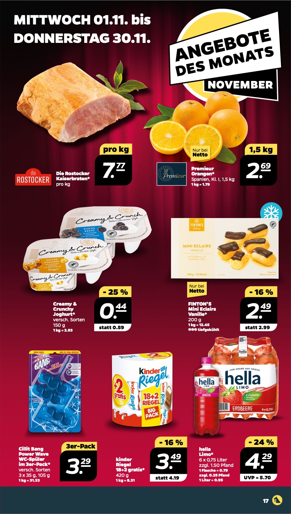 Netto Prospekt 30 Oct – 4 Nov 2023 Seite 17