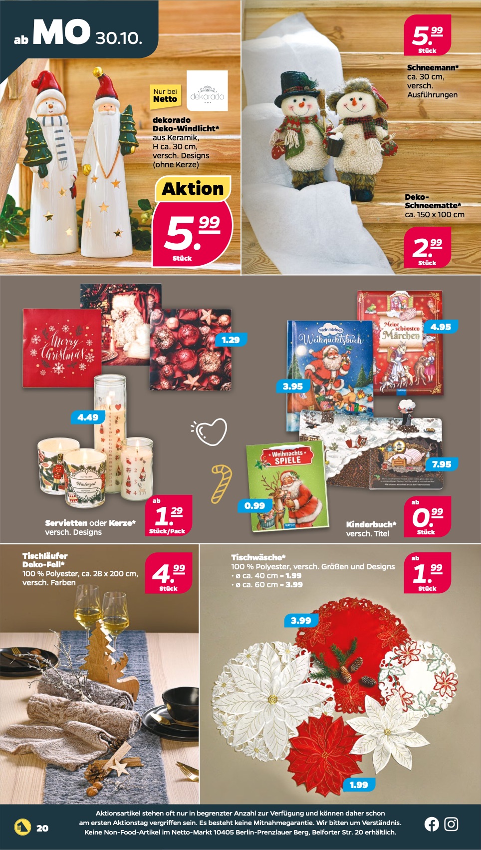Netto Prospekt 30 Oct – 4 Nov 2023 Seite 20