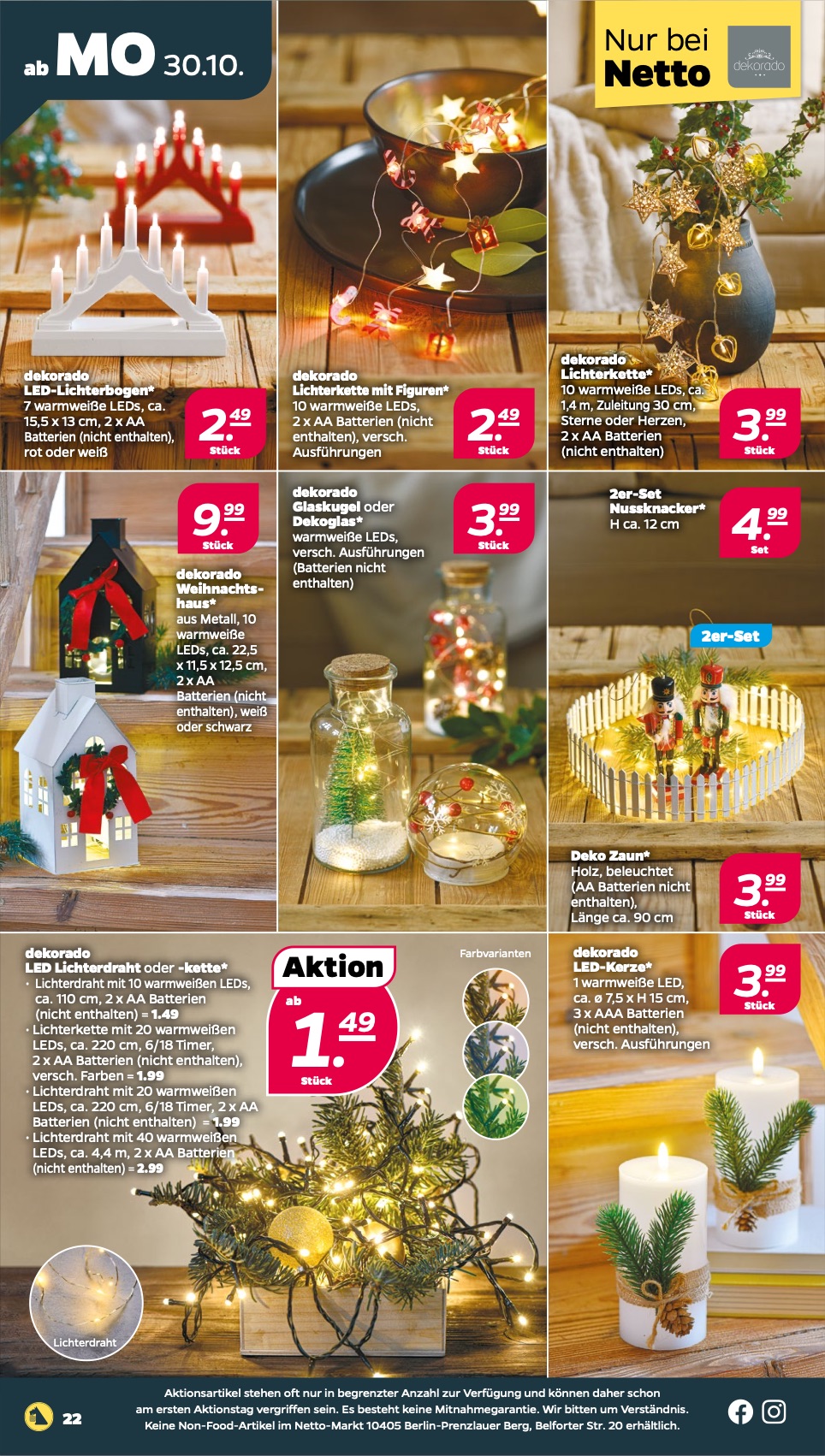 Netto Prospekt 30 Oct – 4 Nov 2023 Seite 22