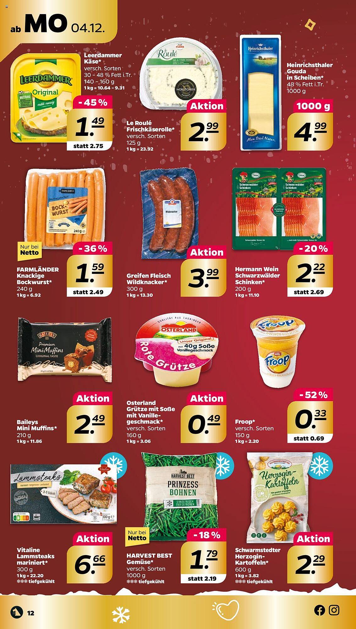 Netto Prospekt 4 – 9 Dezember 2023 Seite 12
