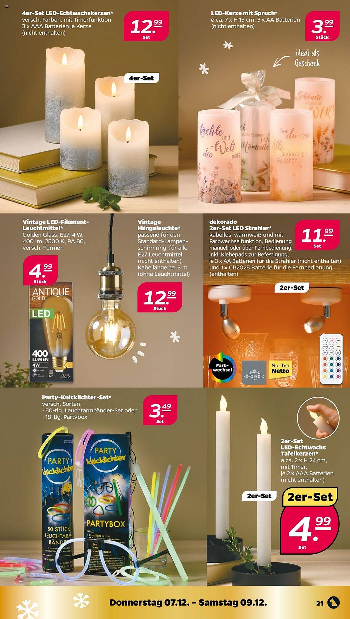 Netto Prospekt 4 – 9 Dezember 2023 Seite 21