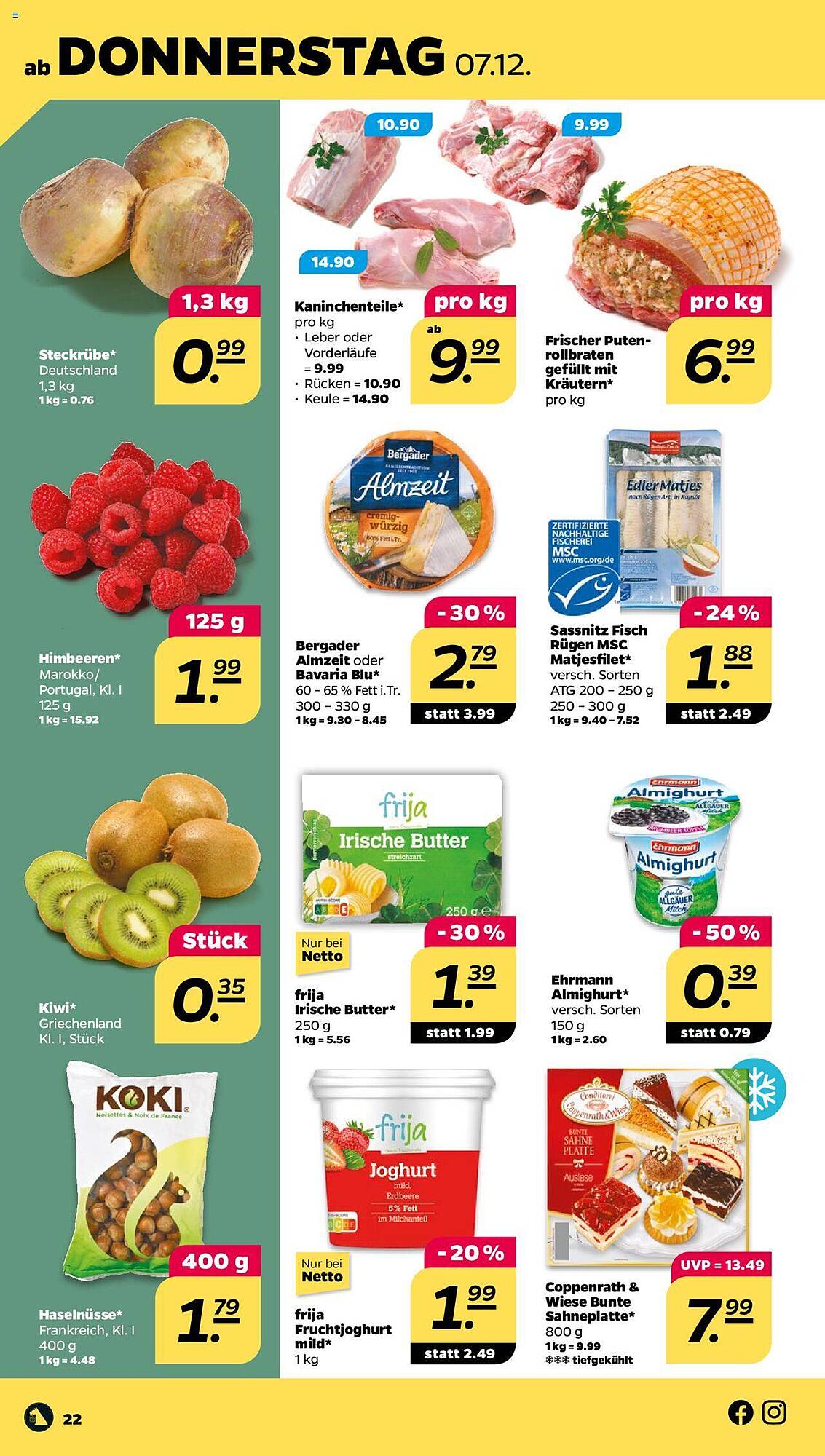 Netto Prospekt 4 – 9 Dezember 2023 Seite 22