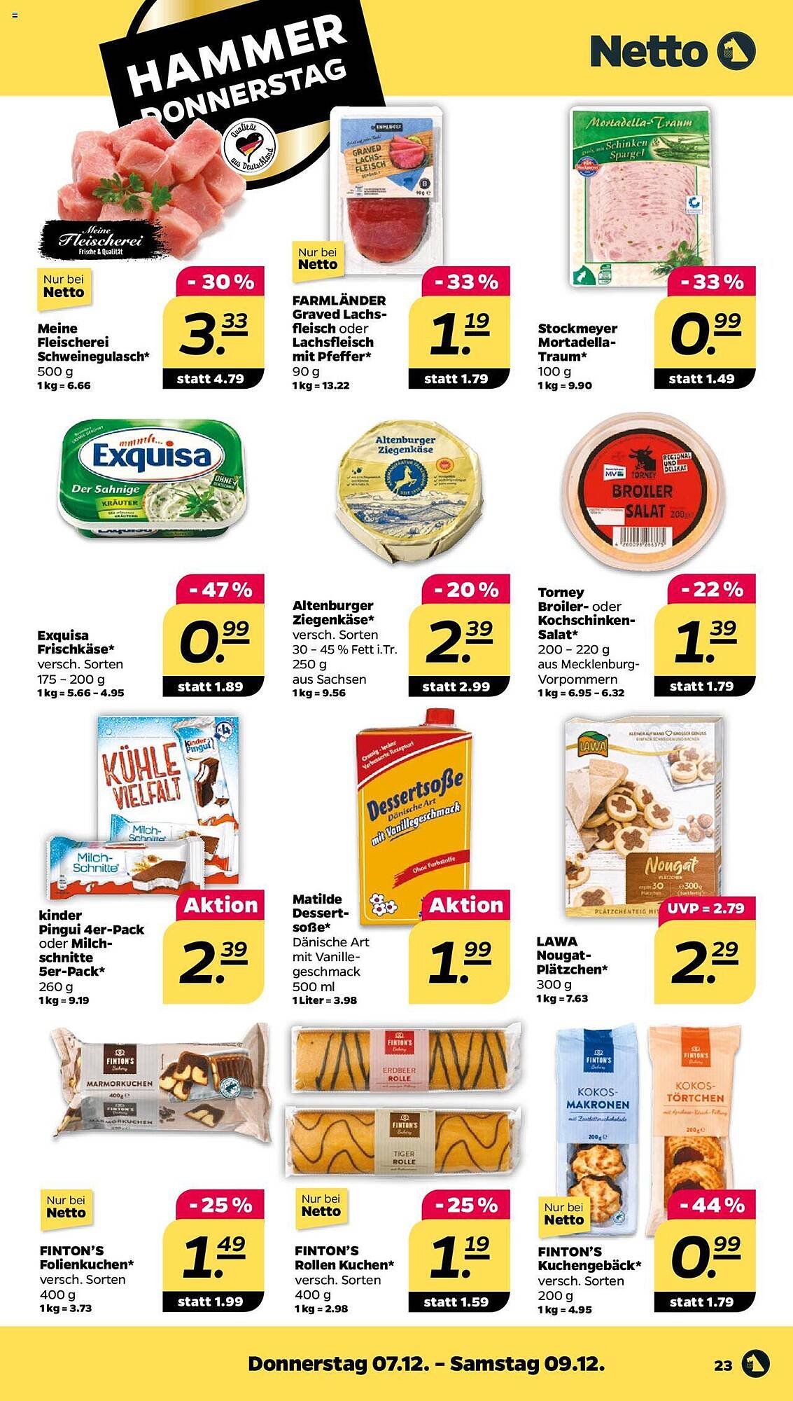 Netto Prospekt 4 – 9 Dezember 2023 Seite 23