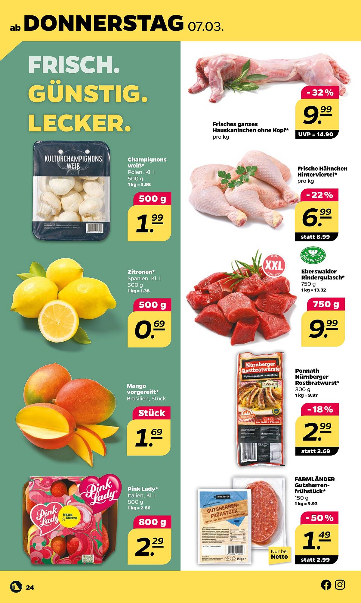 Netto Prospekt 4 – 9 Marsch 2024 Seite 24