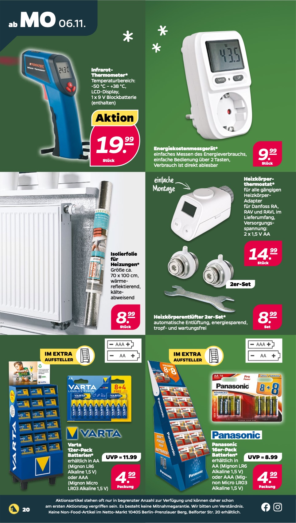 Netto Prospekt 6 – 11 November 2023 Seite 20